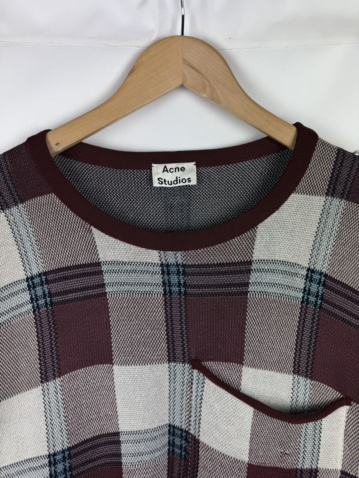 Acne Studios Acne Studios Beah Check SS17 Ladies Oversized Sweater Dress Size XS / US 0-2 / IT 36-38 - 9 Thumbnail