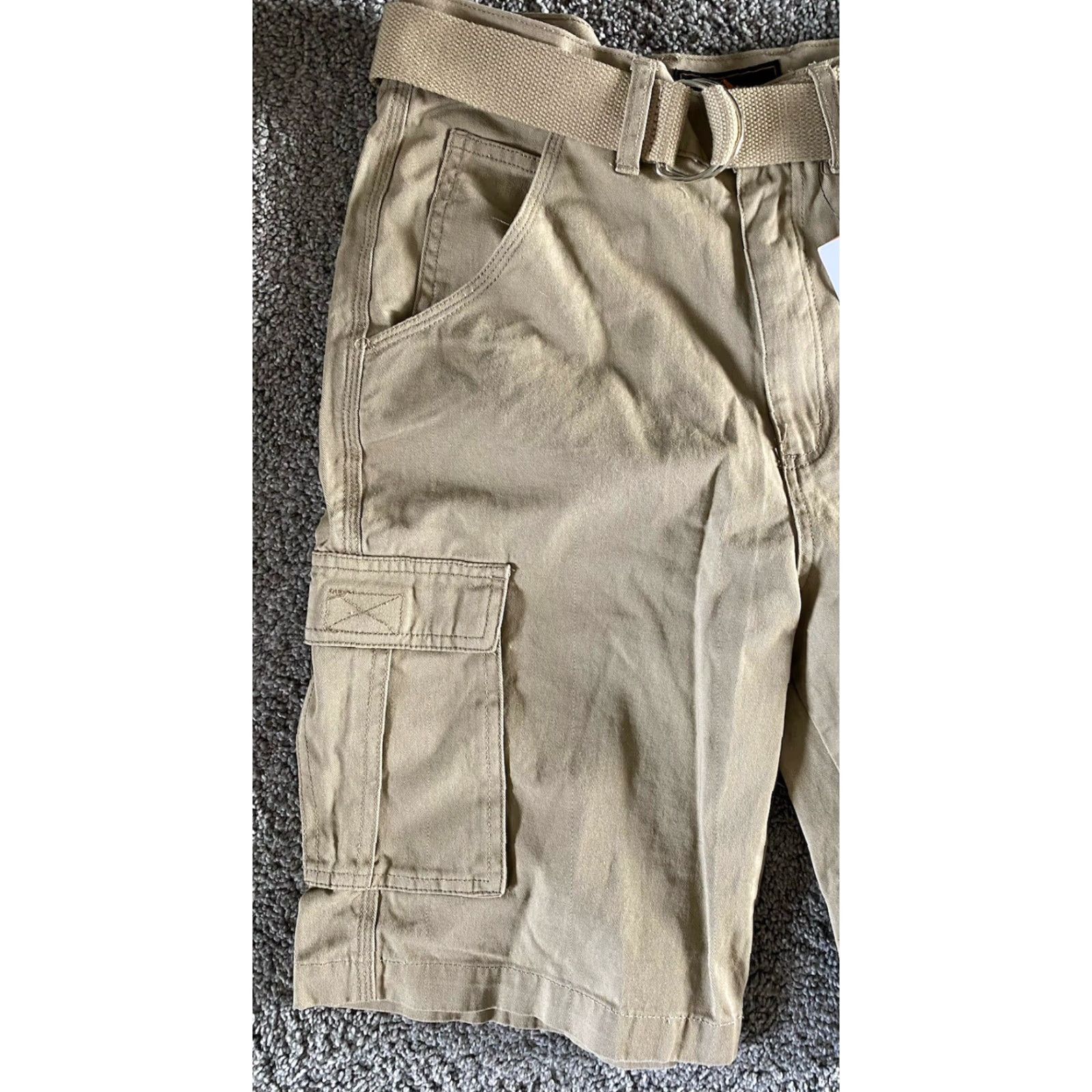 Vintage NWT Stone Mountain Cargo Shorts Men’s 28 Khaki Beige Beige Casual Workwear Travel MSRP 9.99 Size US 28 / EU 44 - 4 Thumbnail