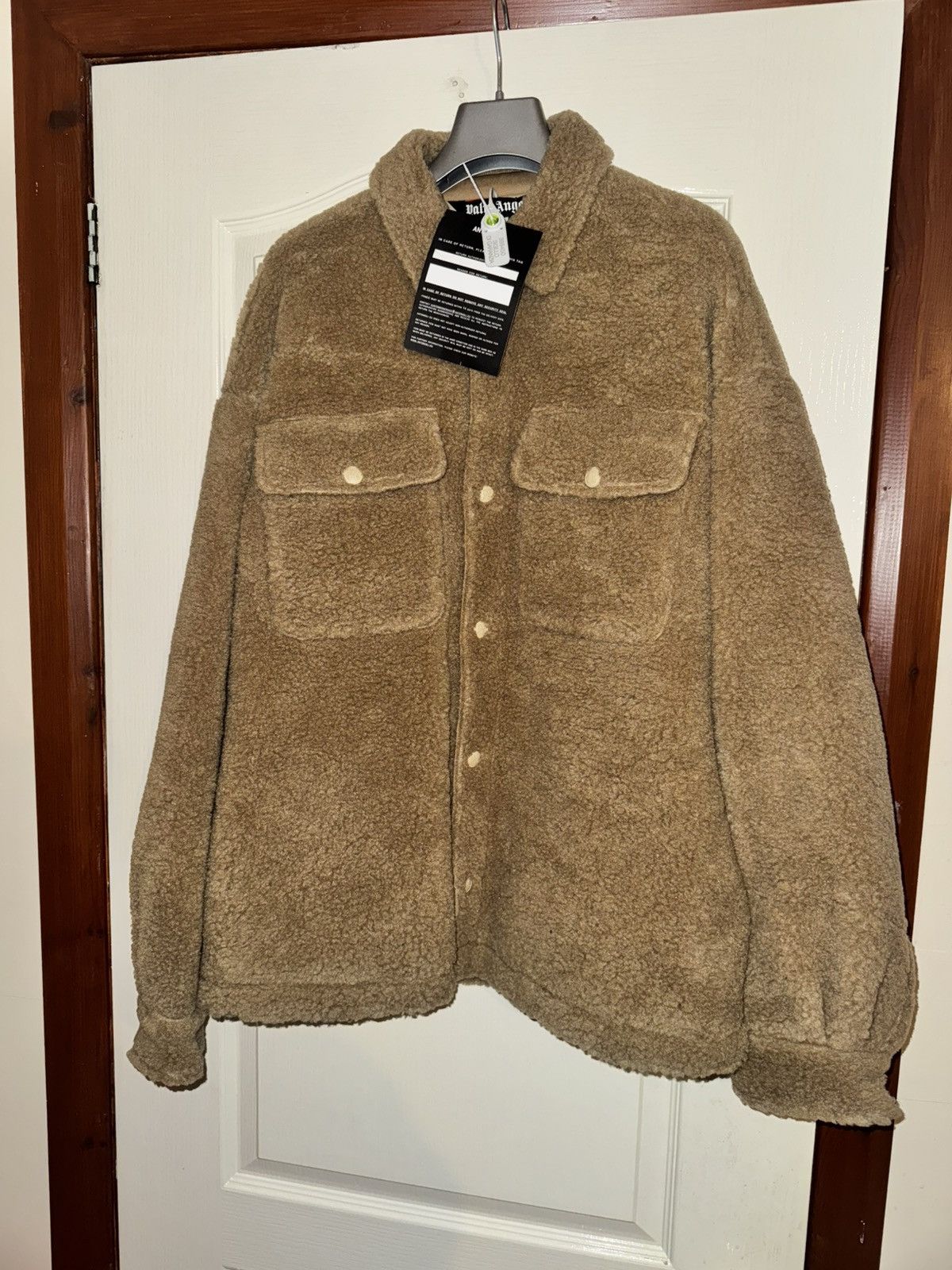 Palm Angels Palm Angels Camel Bear In Mind Overshirt. Size L . 50 Size US M / EU 48-50 / 2 - 2 Thumbnail