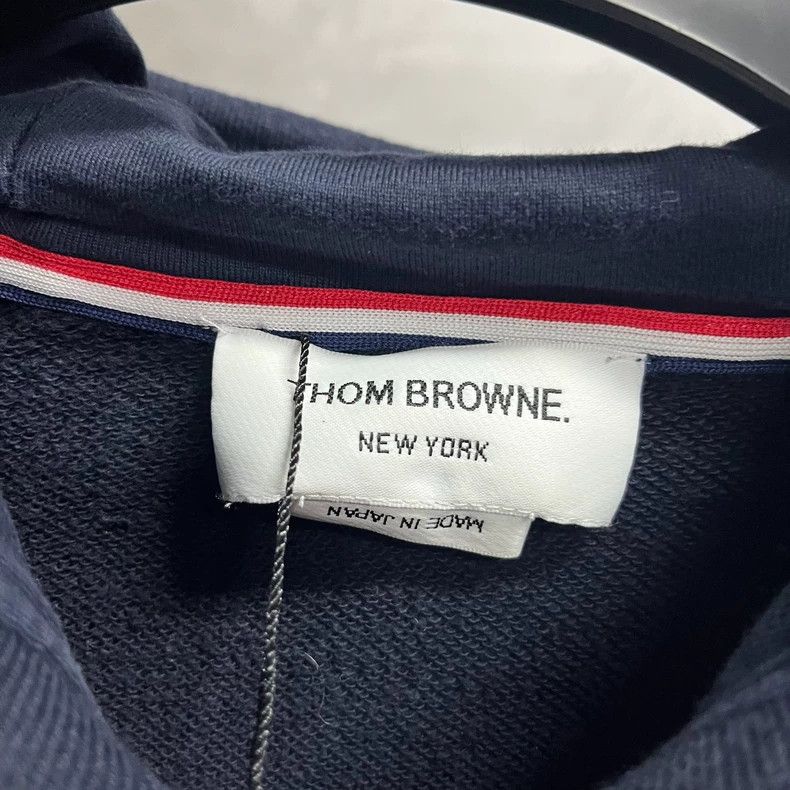 Thom Browne Thom browne The latest navy blue classic four-striped sleev Size US XL / EU 56 / 4 - 3 Thumbnail
