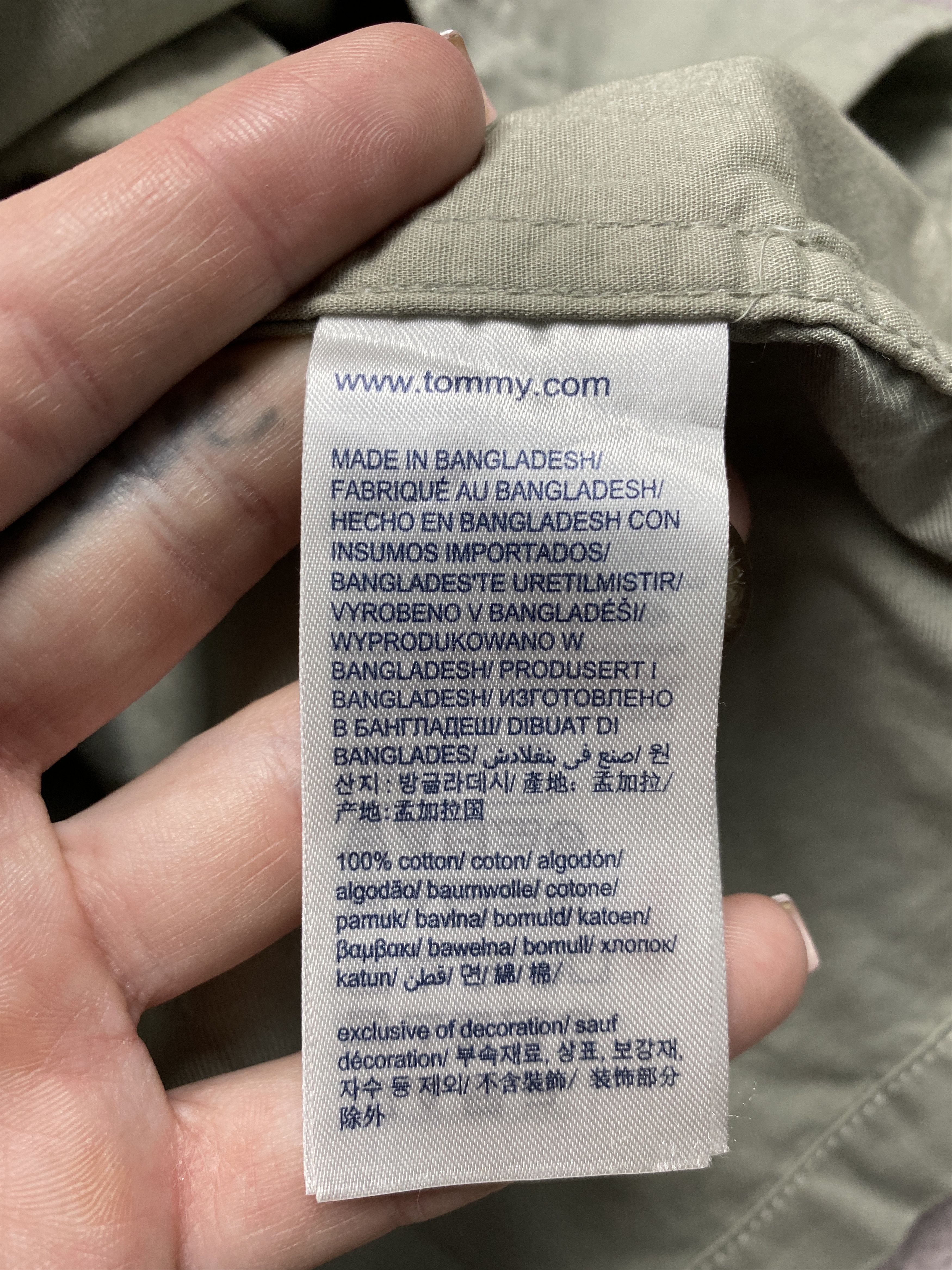 Tommy Hilfiger × Vintage Tommy Hilfiger Vintage Mens Overshirt Shirt Size US XXL / EU 58 / 5 - 5 Thumbnail