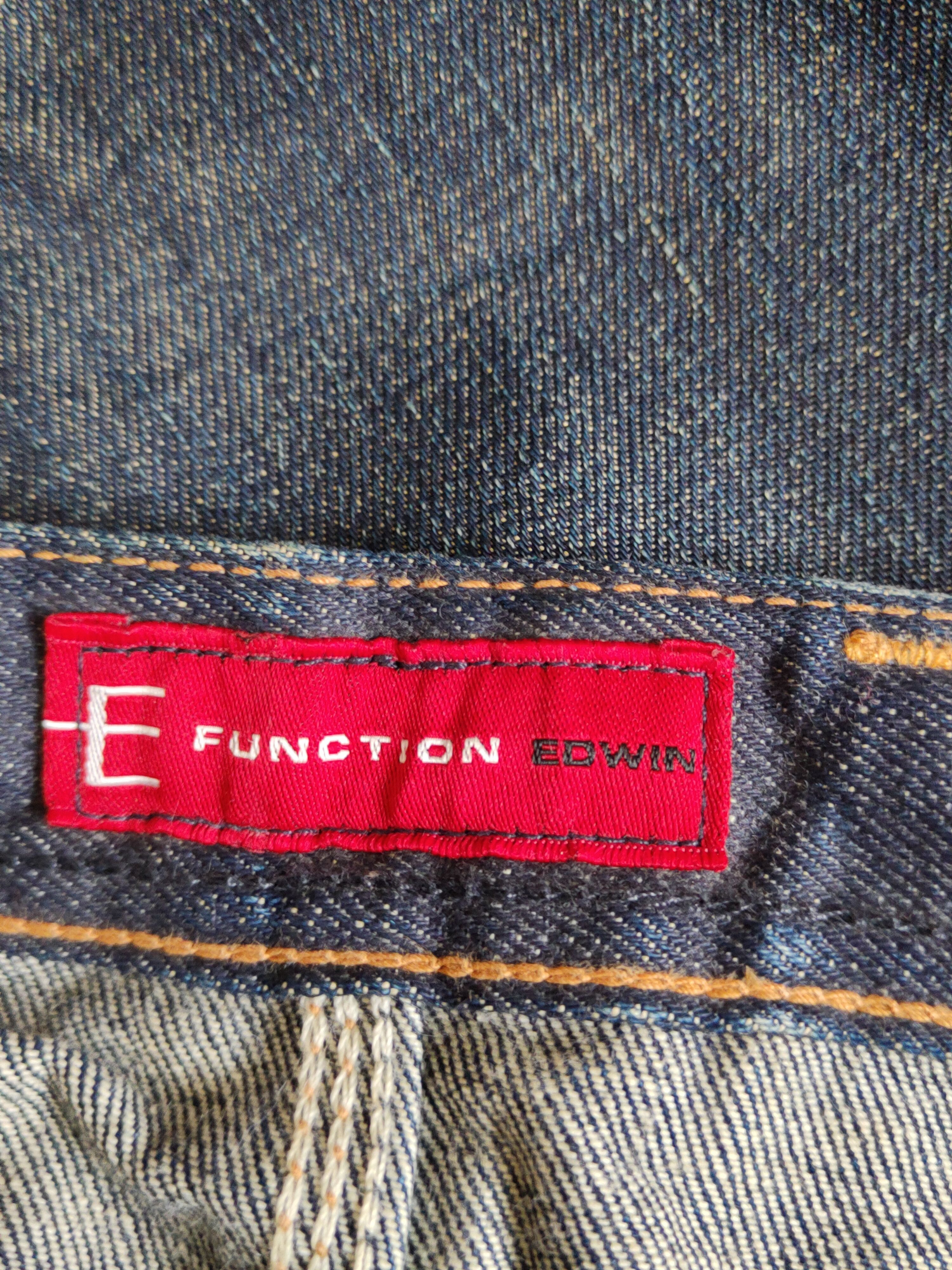Edwin Edwin E Function Black Distressed Ripped Jeans #S2196 Size US 34 / EU 50 - 17 Thumbnail