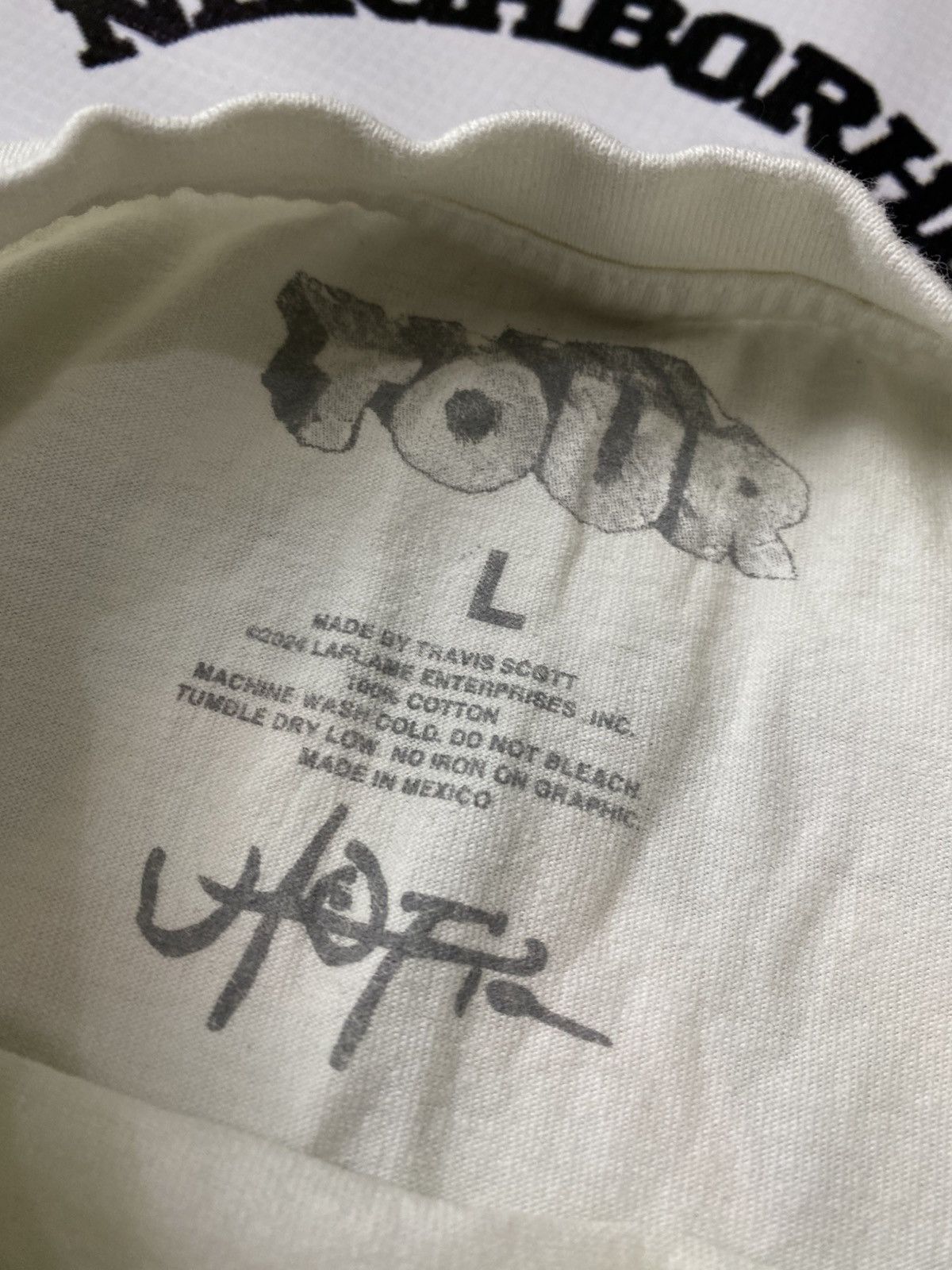 Travis Scott TRAVIS SCOTT UTOPIA TOUR TEE. Size US L / EU 52-54 / 3 - 6 Thumbnail