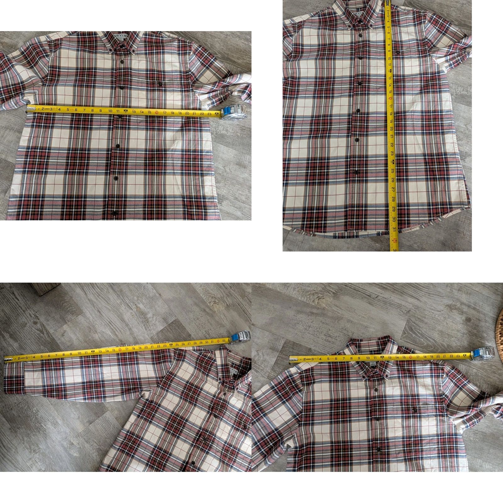 Orvis Orvis Shirt Mens L Flannel Multicolor Plaid Button-Up EUC (Cotton) Size US L / EU 52-54 / 3 - 8 Thumbnail