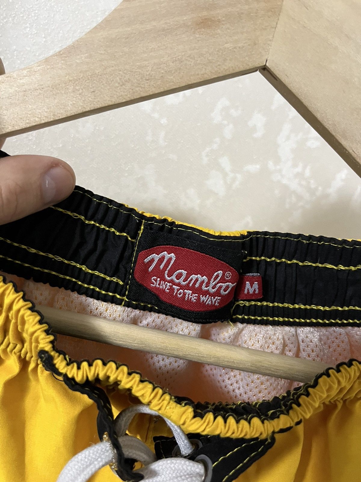 Vintage Mambo Vintage Big Logo Swimshorts Size US 32 / EU 48 - 7 Thumbnail
