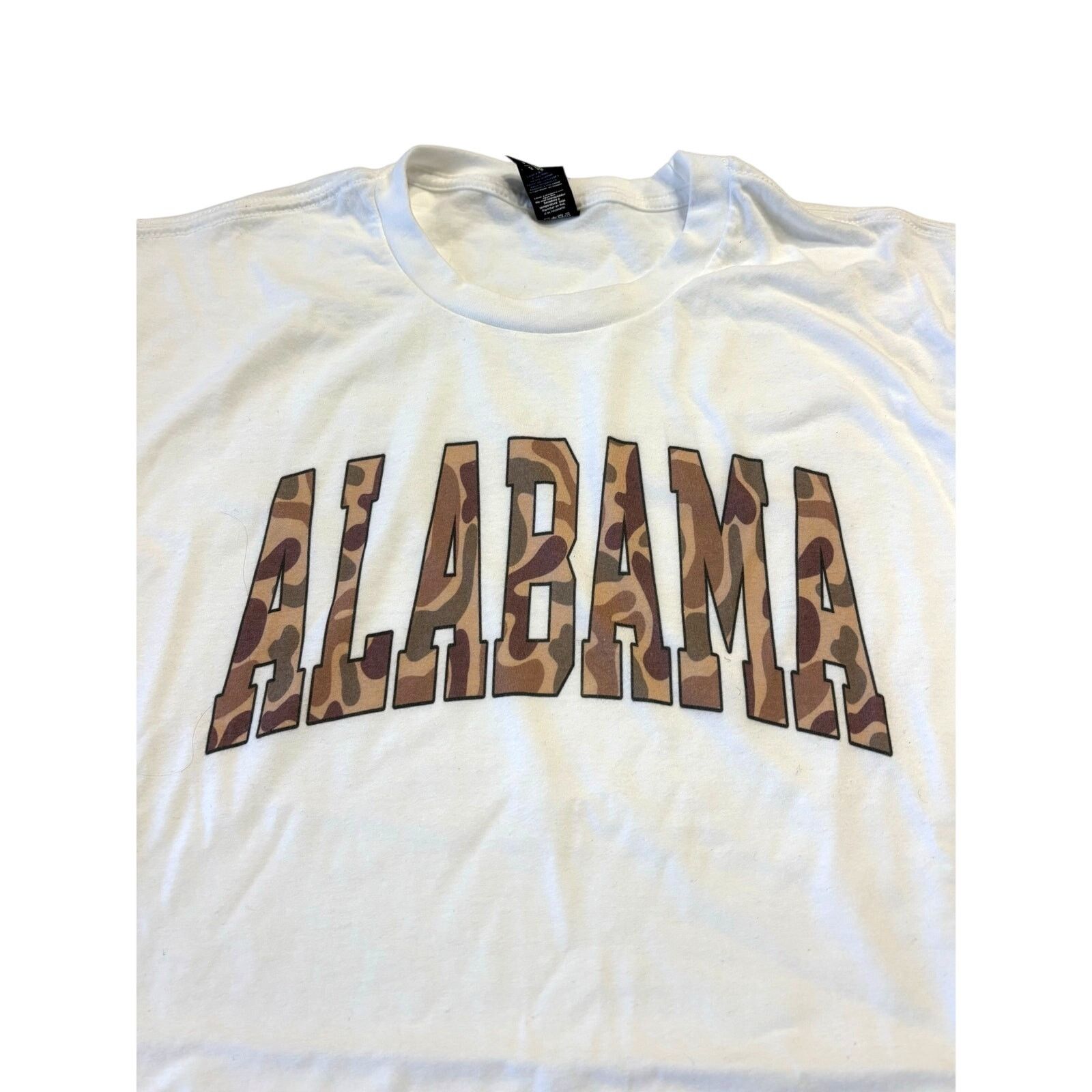 Other Camo Alabama State College White Small Tee Size S / US 4 / IT 40 - 1 Thumbnail