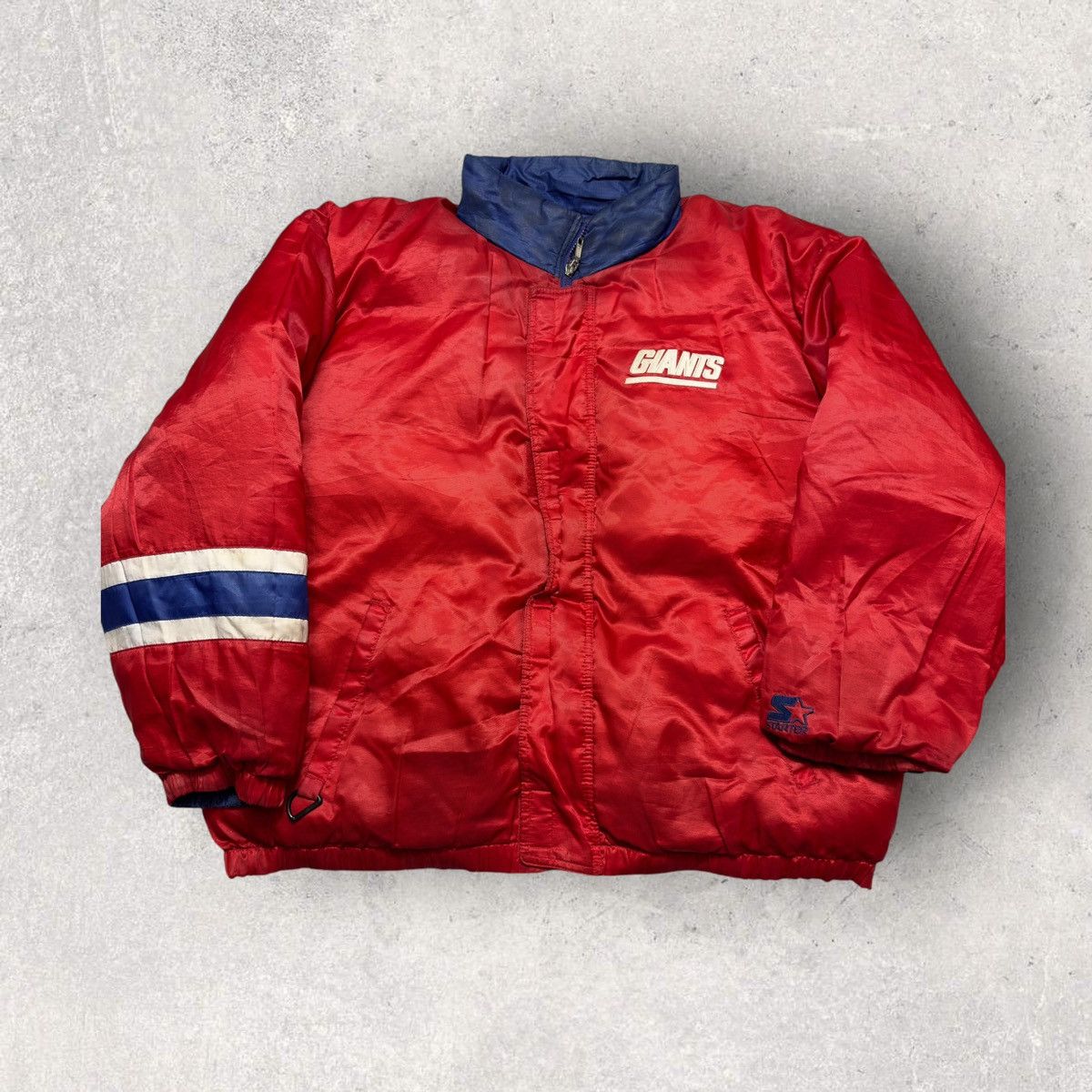 NFL × Starter × Vintage Vintage New York Giants reversible jacket Size US XL / EU 56 / 4 - 1 Thumbnail