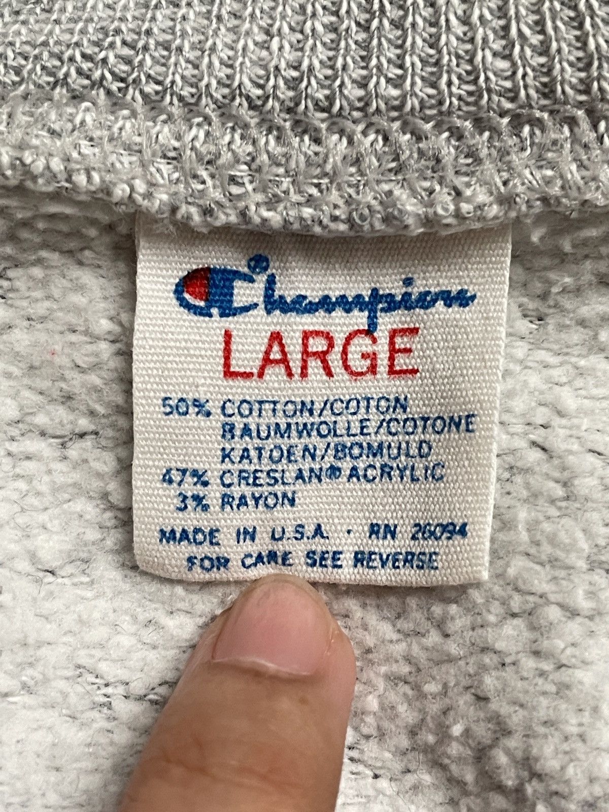 Champion × Vintage Vintage Japanese Brand Champion Made in Usa Sweatshirt 1980s Size US M / EU 48-50 / 2 - 10 Thumbnail