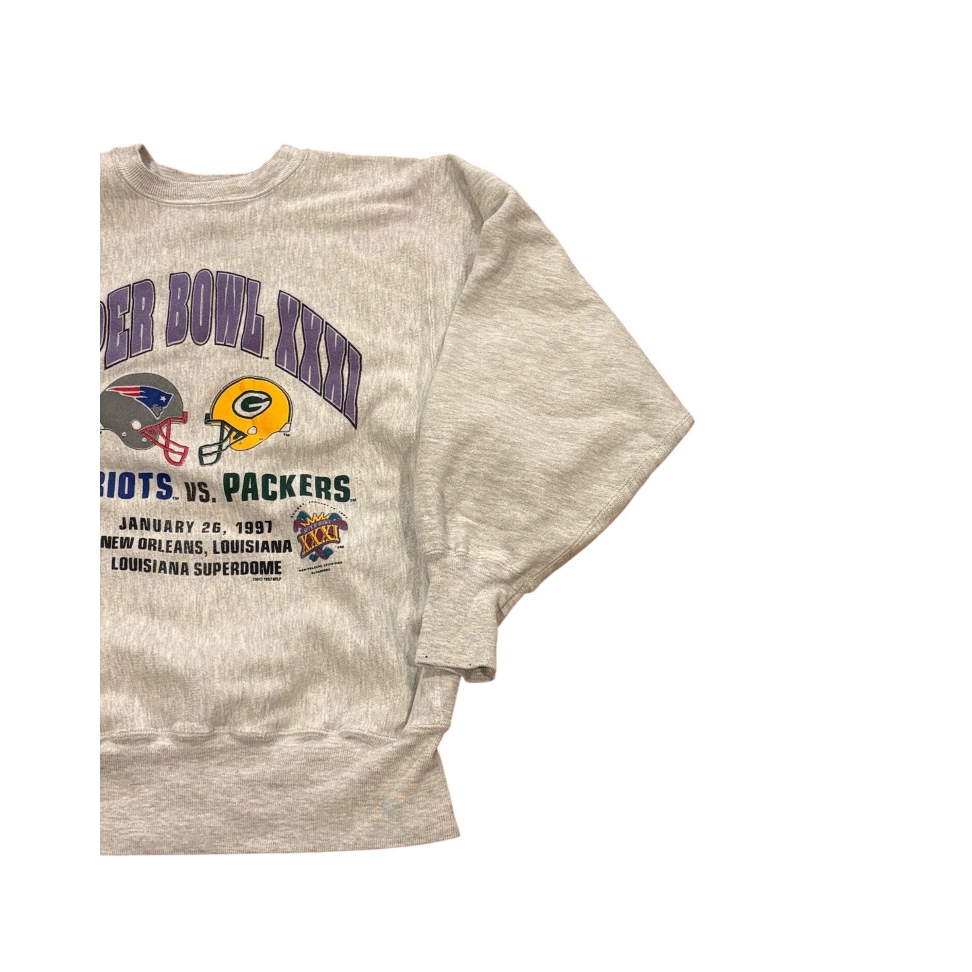 Champion Vintage Champion Reverse Super Bowl XXXI Patriots vs Packers Size US L / EU 52-54 / 3 - 4 Thumbnail