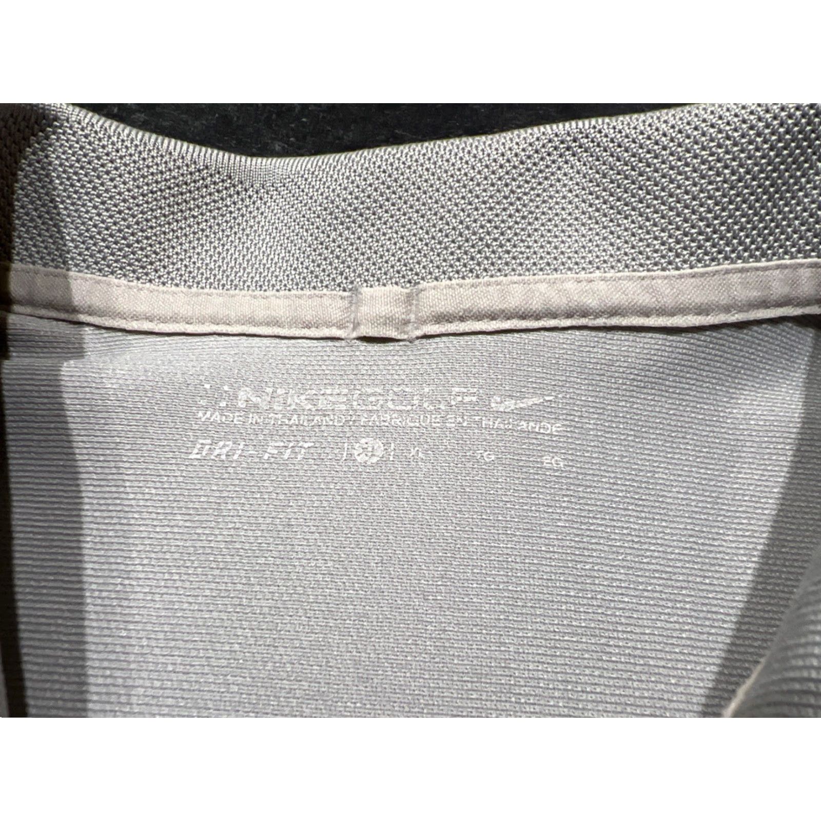 Nike Nike Golf Polo Shirt XL Men Gray Solid Performance Golf Size US XL / EU 56 / 4 - 7 Thumbnail