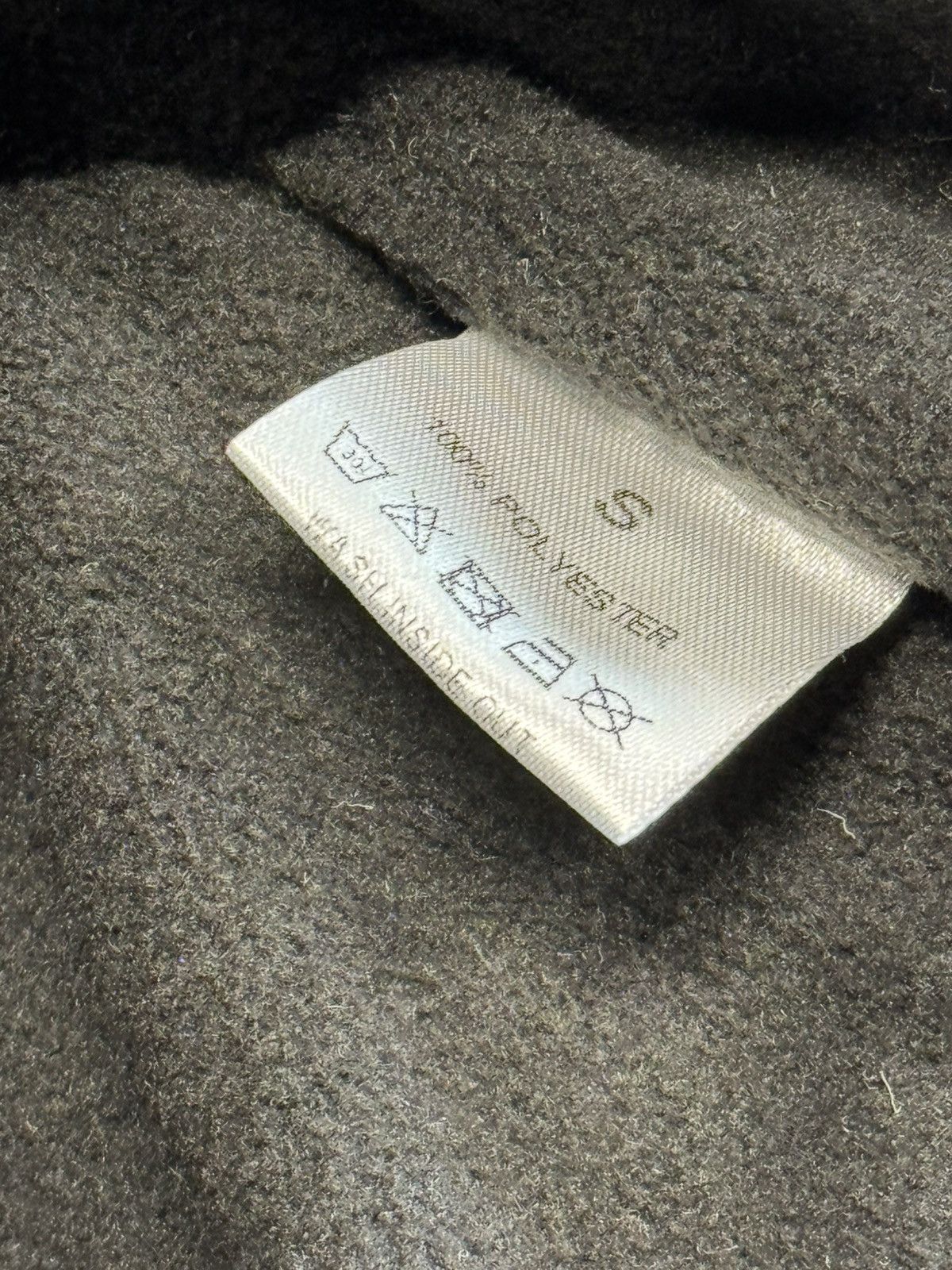 Japanese Brand Black Grey Wave Fleece Jacket Youngchickenpox Size US S / EU 44-46 / 1 - 5 Thumbnail