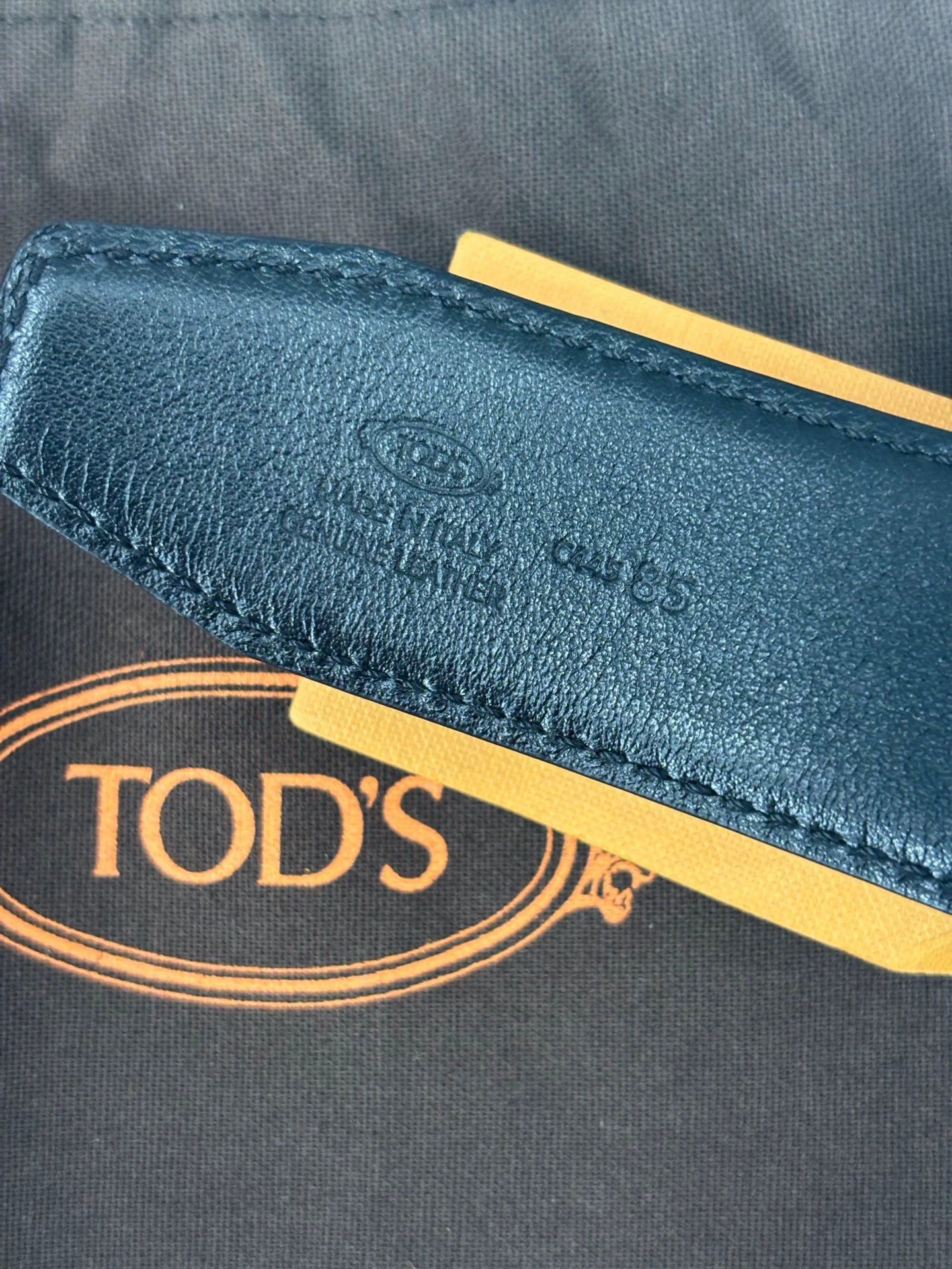 Tod's tod's black leather belt with t logo Size ONE SIZE - 5 Thumbnail