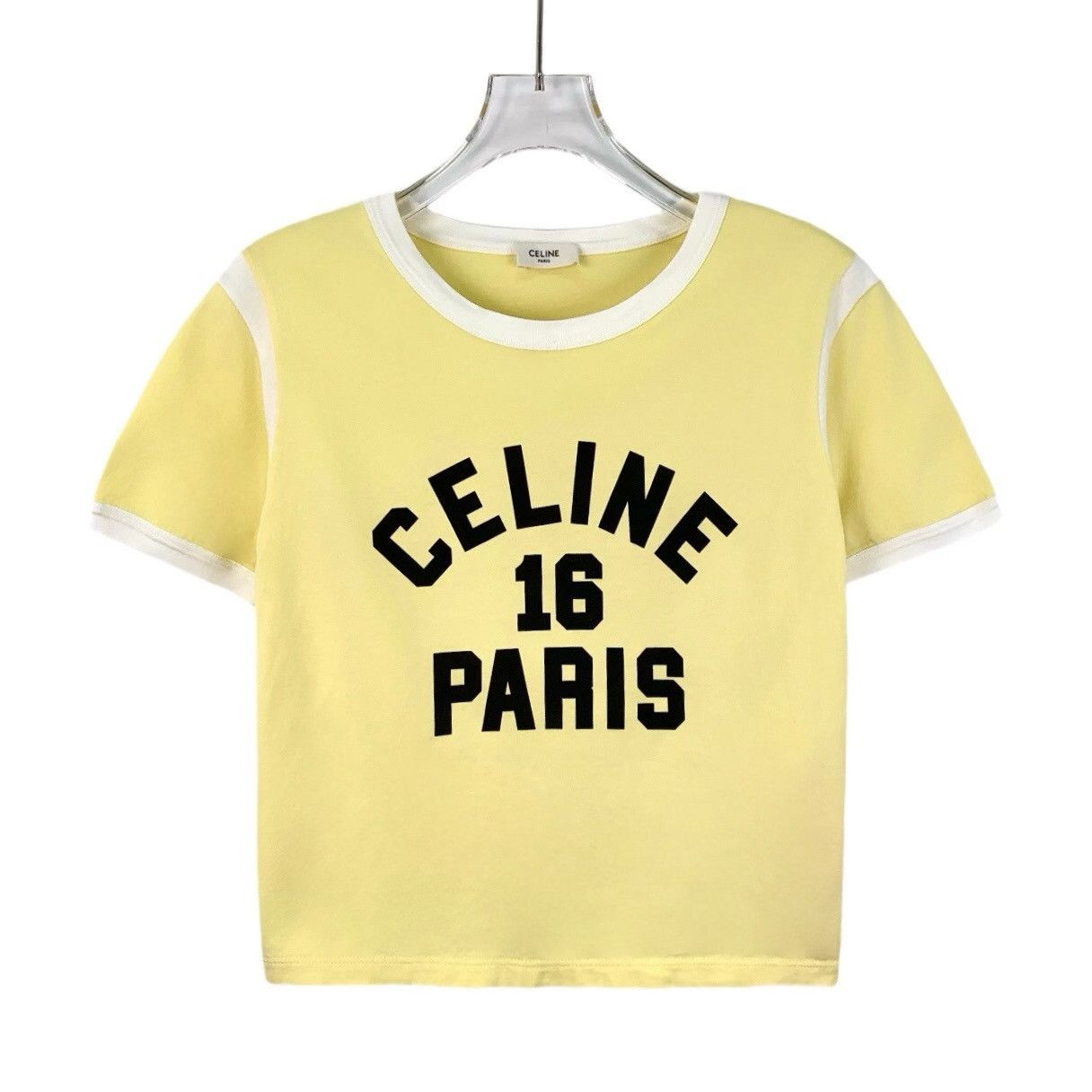 Celine Celine Retro Yellow T-Shirt S Women Size S / US 4 / IT 40 - 1 Thumbnail