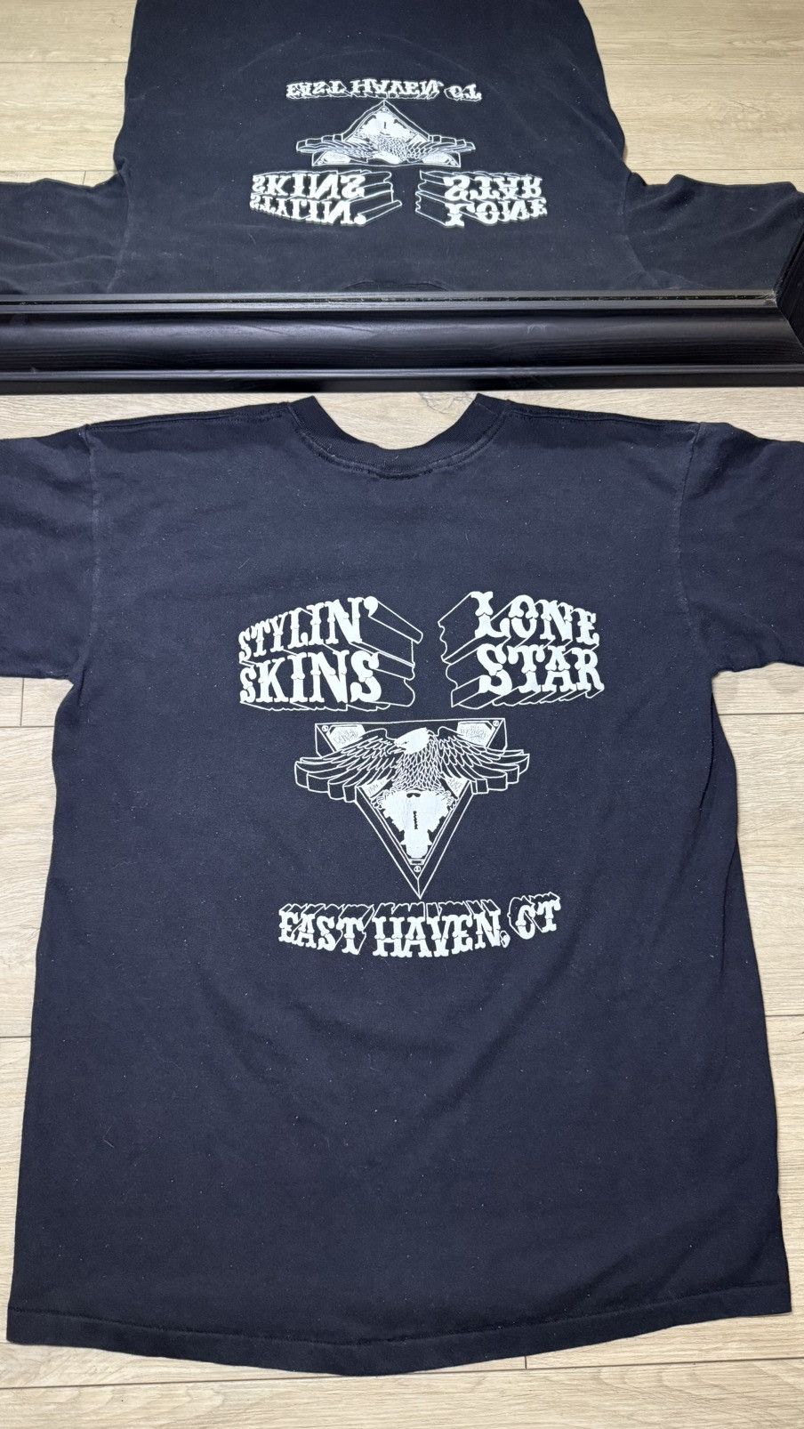 Harley Davidson Vintage / Y2K 1980s Harley Davidson Wolf East Haven CT Shirt Size US XL / EU 56 / 4 - 2 Thumbnail
