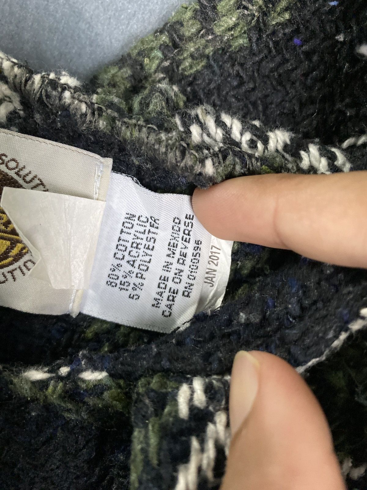 Mexican Threads × Vintage Rare Vintage Earth Ragz Baja Mexican Drug Rugs Hoodie Size US S / EU 44-46 / 1 - 6 Thumbnail
