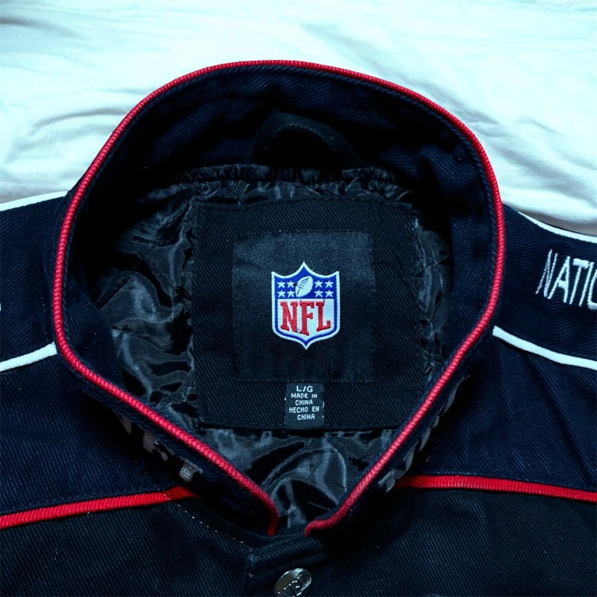 NFL Vintage NFL All Teams Black Bomber Jacket Size US L / EU 52-54 / 3 - 5 Thumbnail