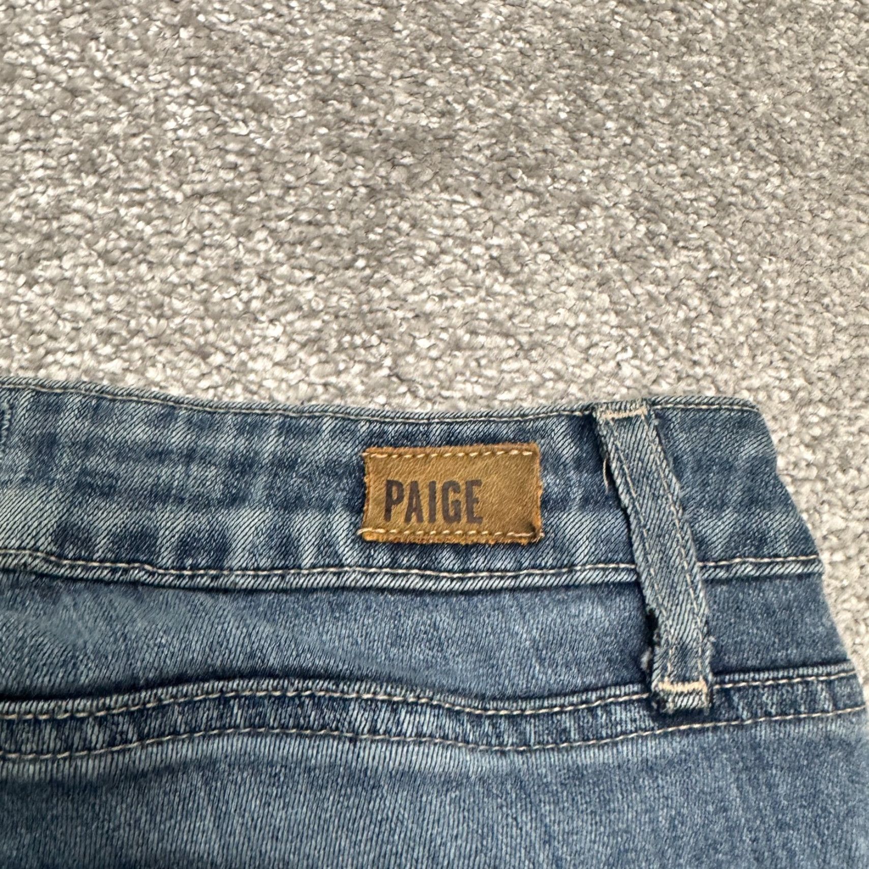 Paige Paige Verdugo Crop Denim Jeans Womens 25 Blue Medium Wash Mid Rise 26x26 Jeans Women Size 42" / US 20 - 4 Thumbnail