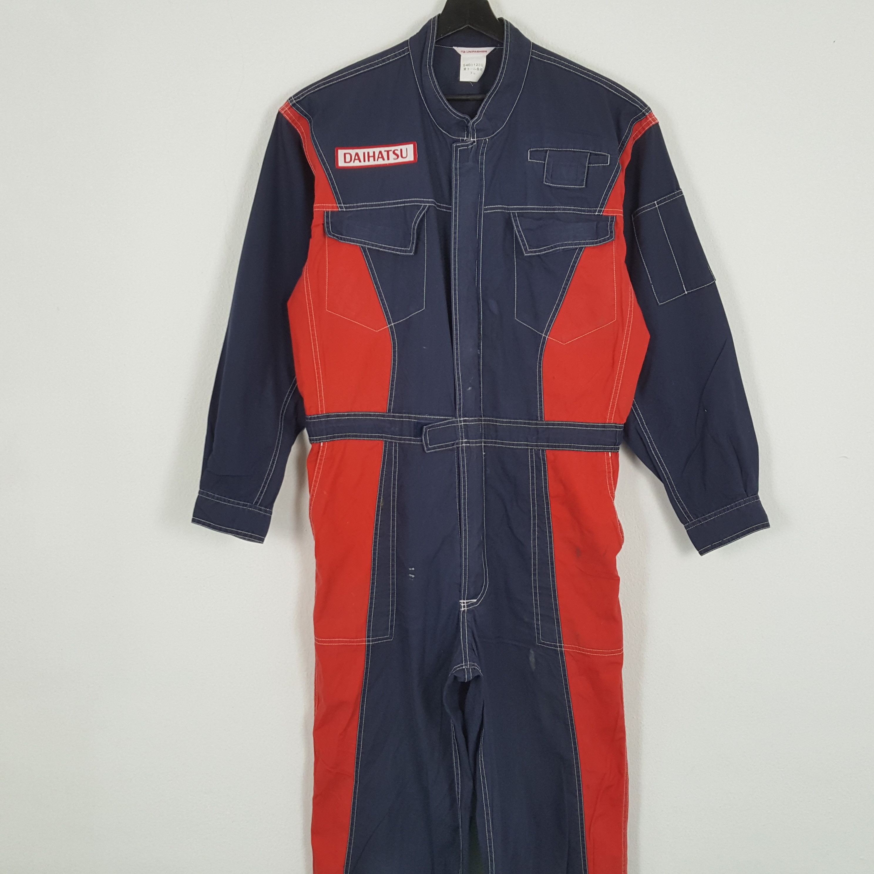 Japanese Brand DAIHATSU Japanese Motorsports Coverall Jacket Size US XL / EU 56 / 4 - 5 Thumbnail