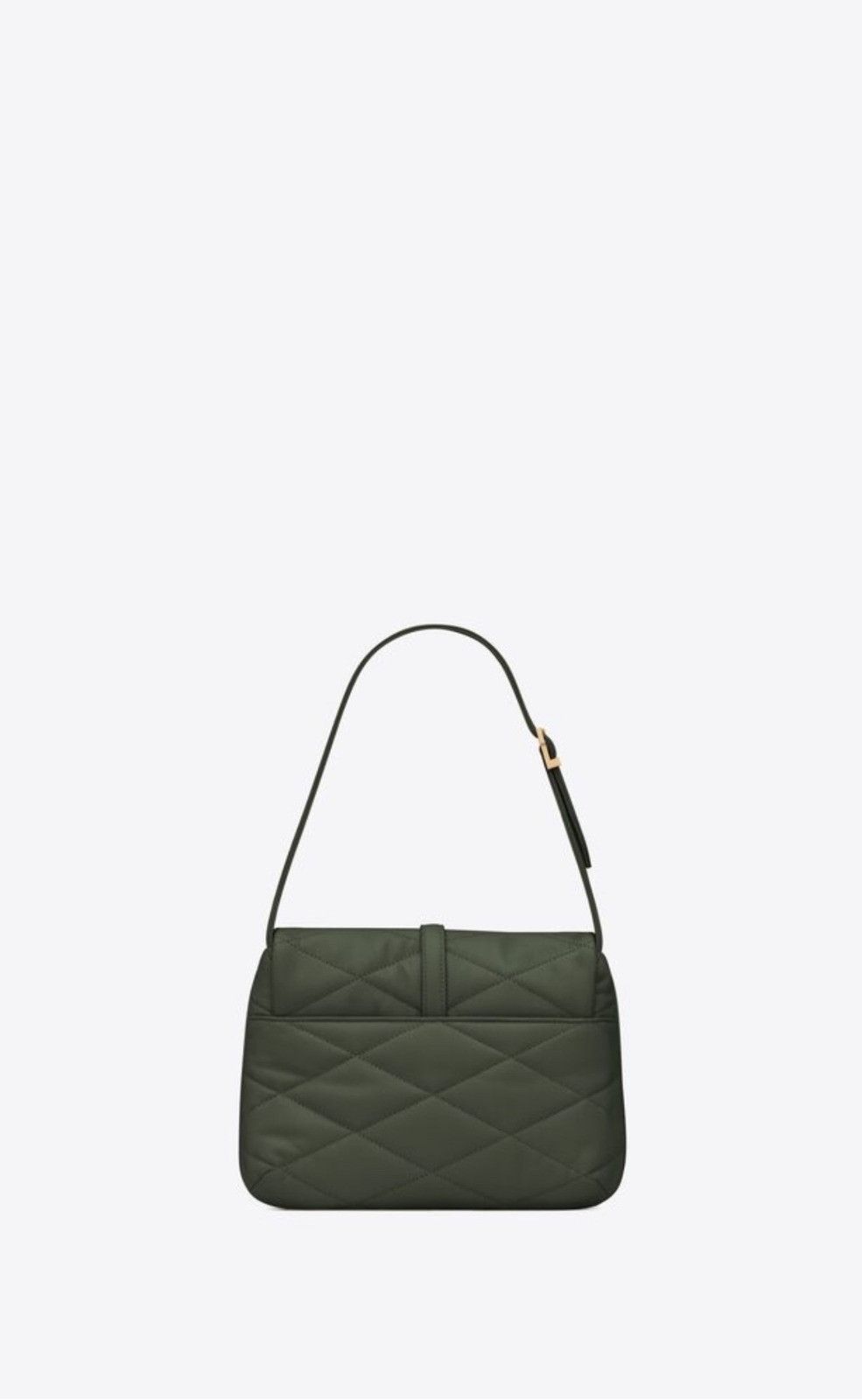 Saint Laurent Paris o1b1hav110824 Size: OS/ Hobo Quilted Bag in Olive Green Size ONE SIZE - 2 Thumbnail