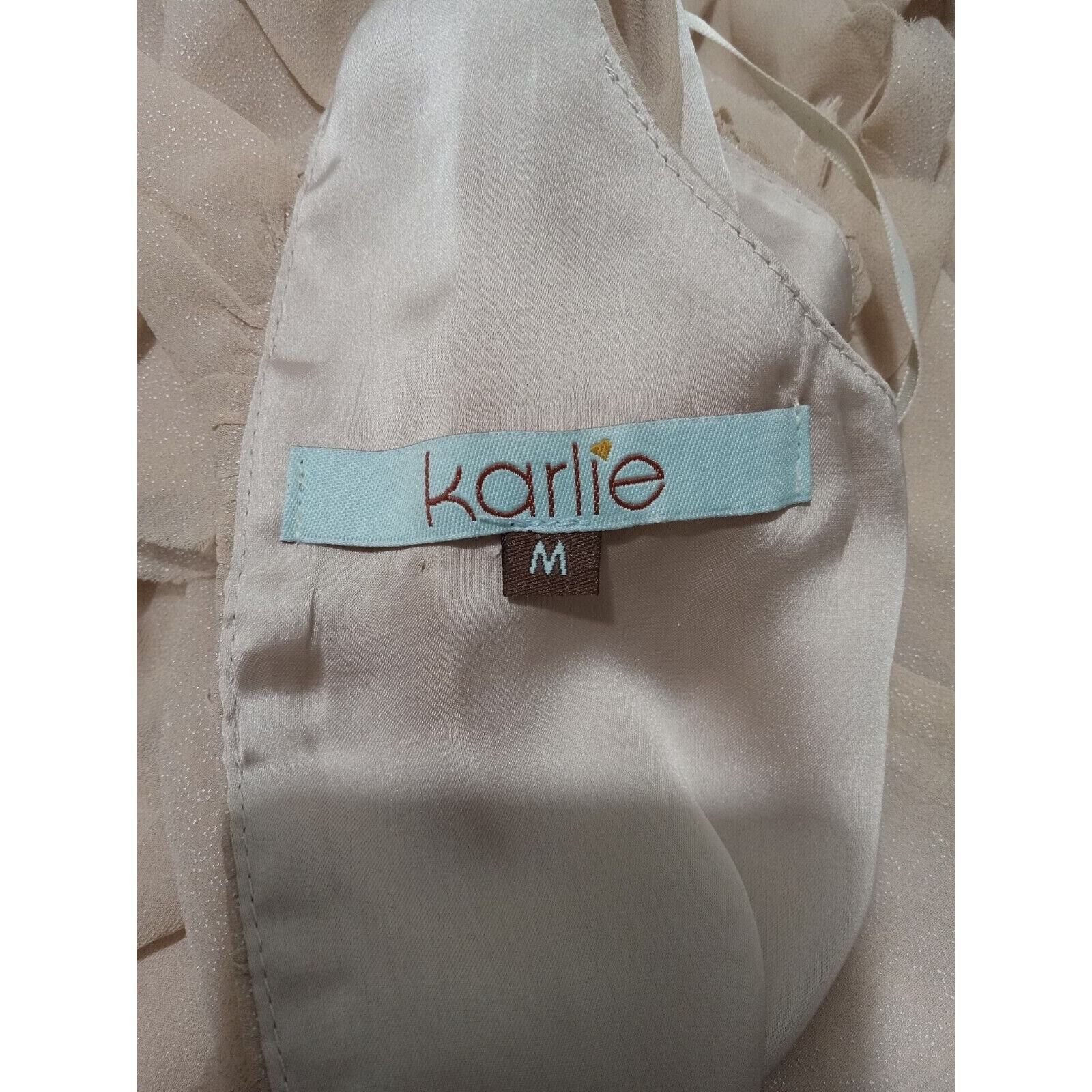 & Other Stories Karlie Dress M Women's Sleeveless Ruffle Backless Lined Size M / US 6-8 / IT 42-44 - 4 Thumbnail