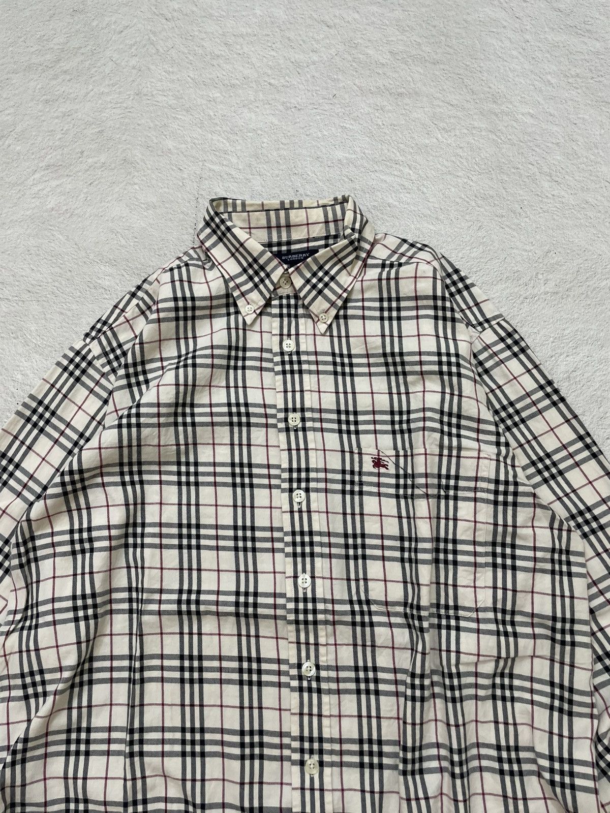 Burberry Burberry Vintage Plaid Shirt Y2K Hysteric Streetwear Ifsix Size US XL / EU 56 / 4 - 3 Thumbnail