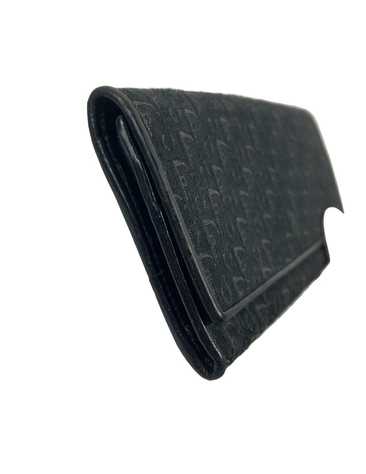 Dior Dior Black Trotter Leather Long Wallet Size ONE SIZE - 6 Thumbnail