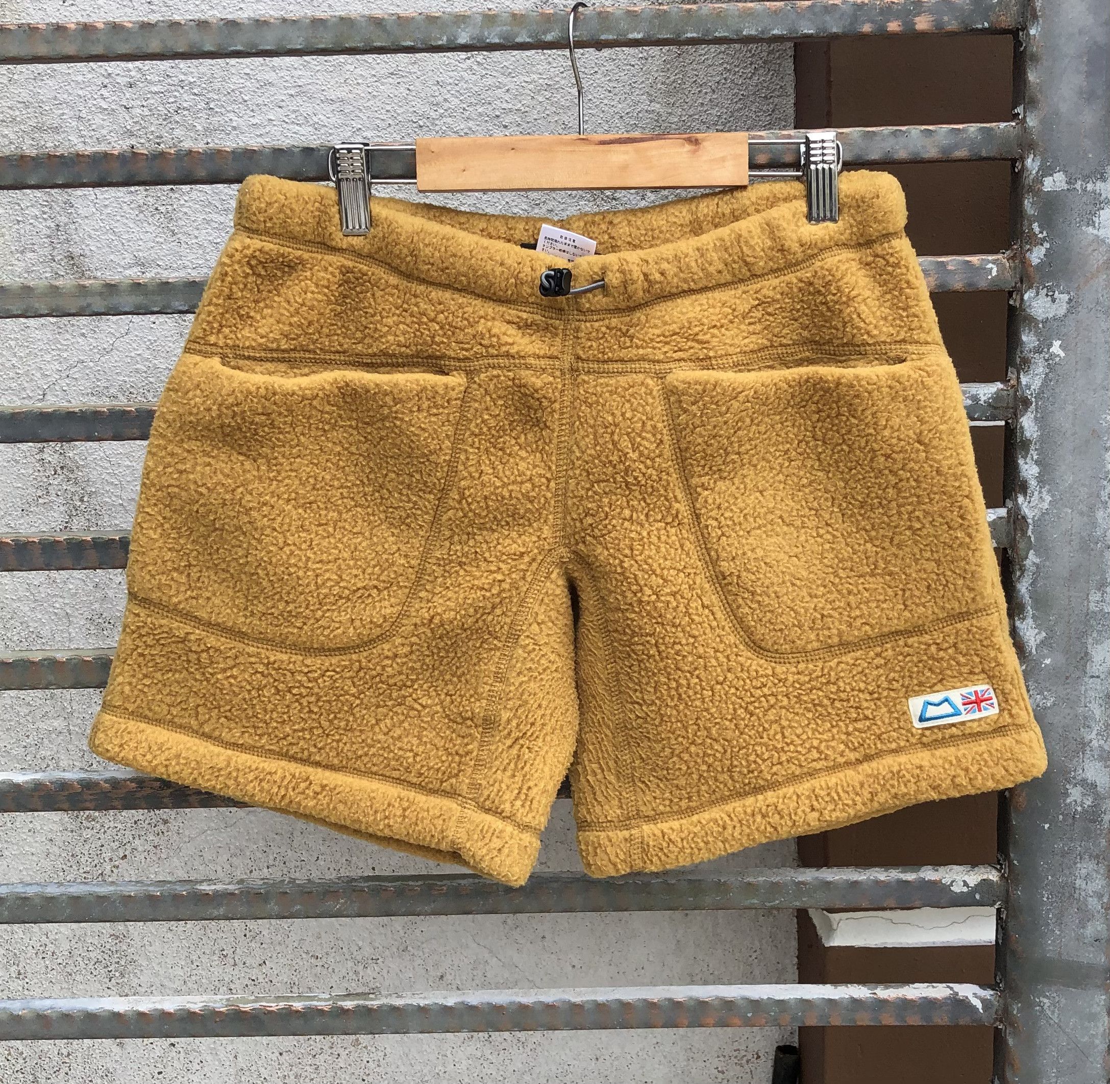image of Mountain Equipment Co Op x Outdoor Life Polartec Fleece Knit Pants Waist 28-34 in Ochre (Size 32)