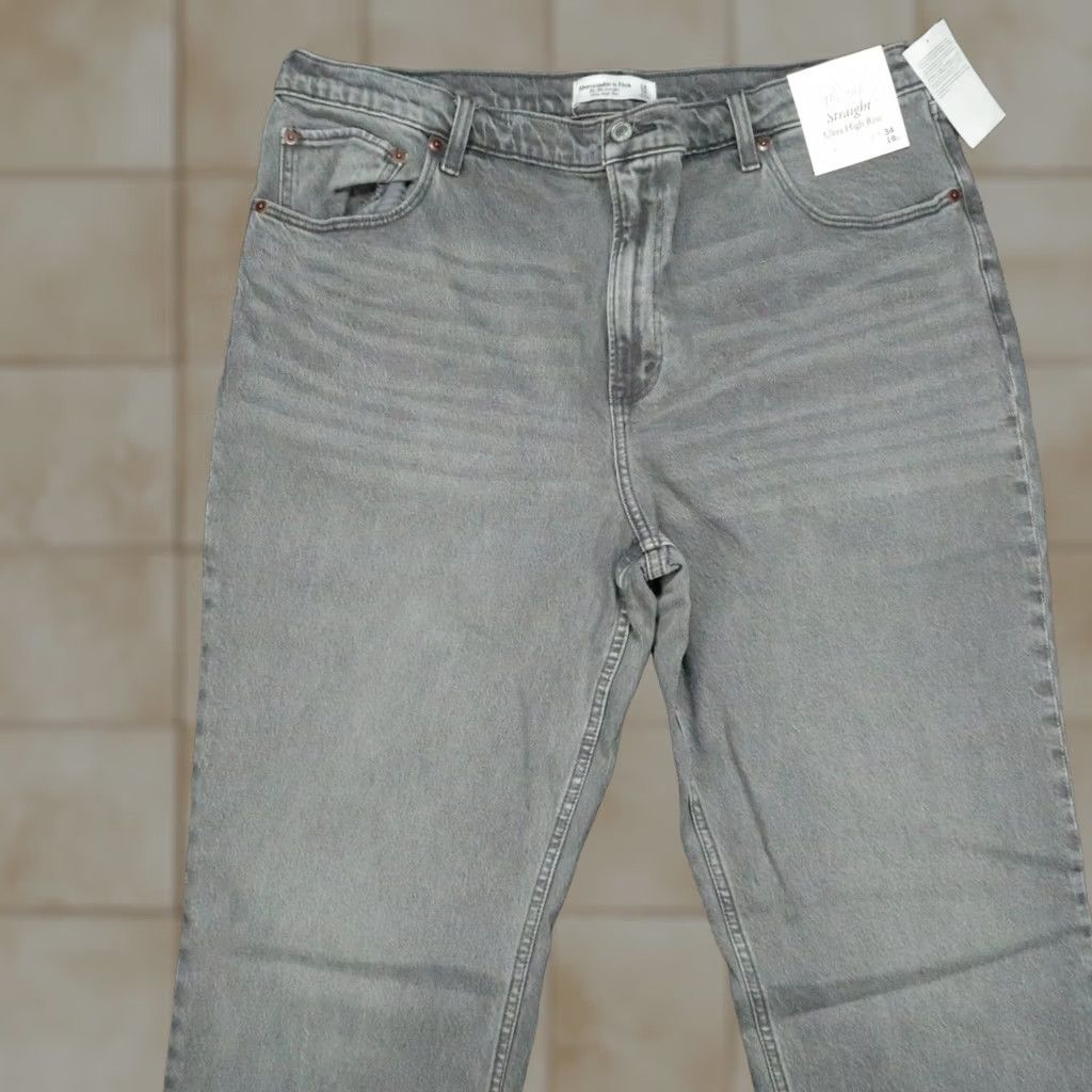 Abercrombie & Fitch Abercrombie & Fitch Jeans Women 34 38 in Gray Straight 5-Pocket Denim Vintage No XS? Size 24" / US 00 / IT 34 - 1 Thumbnail