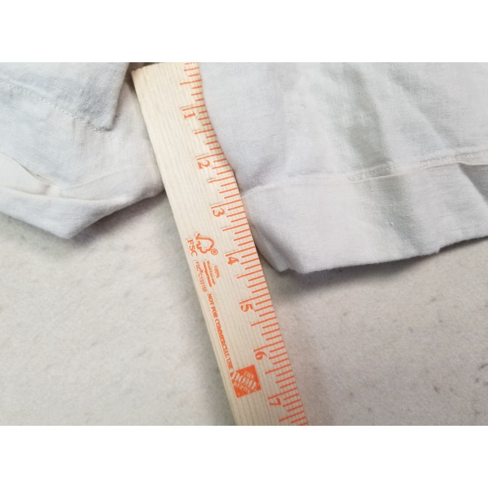 Banana Republic Banana Republic Women Shorts Size 12 Beige Linen Heritage Chino Regular Flat Front 3 in Inseam Size 34" / US 12 / IT 48 - 5 Thumbnail