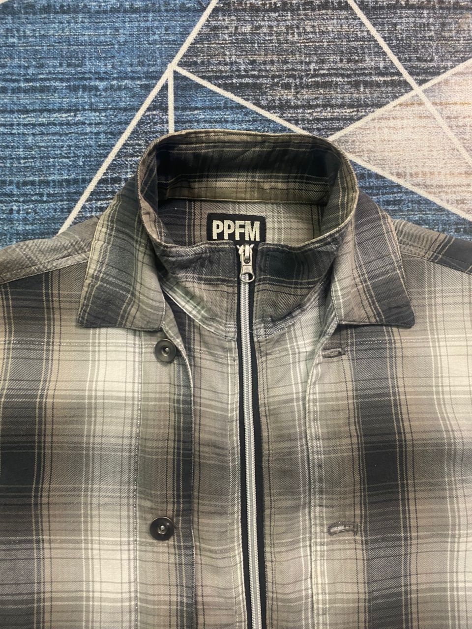 PPFM Archives PPFM Plaid Shirt Jacket Size US S / EU 44-46 / 1 - 3 Thumbnail