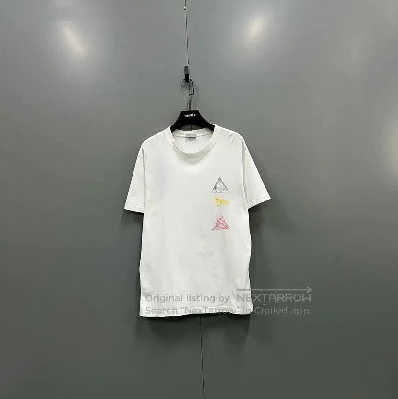 Dior White Short Sleeve T-Shirt for Men .