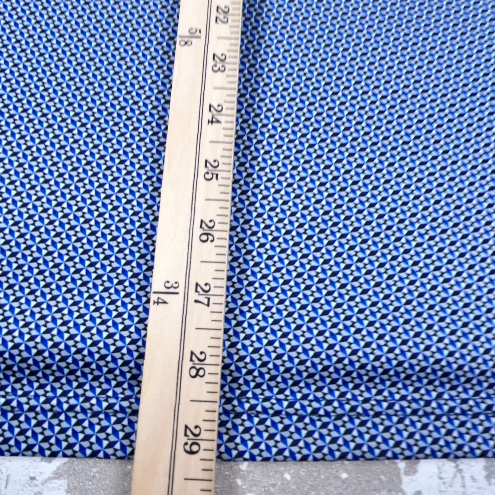 Vintage Maelreg Polo Shirt Men 2XL XXL Blue Geometric Performance Golf Tennis Adult Shirt Polo Short Sleeve Geometric Logo Maelreg Men Blue 2XL Size US XXL / EU 58 / 5 - 7 Thumbnail