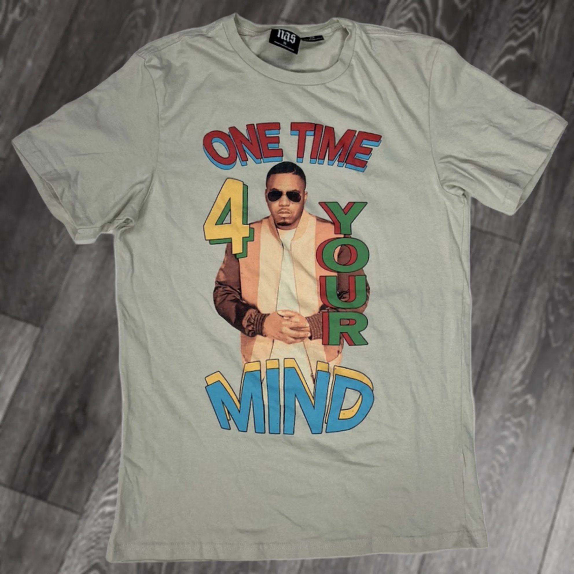 NASA VINTAGE Nas Nasty Nas Retro Graphic T-shirt Men Small Short Sleeve Rap Music Size US S / EU 44-46 / 1 - 1 Thumbnail