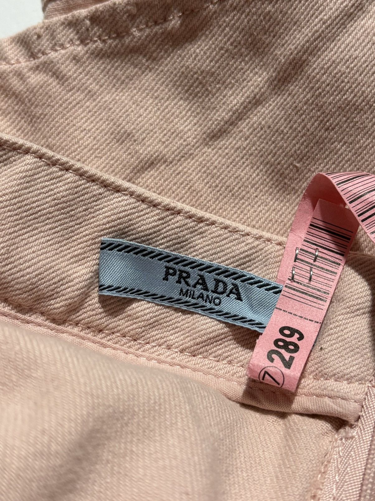 Prada PRADA DENIM PLEATED MIDI SKIRT Size 27" / US 4 / IT 40 - 8 Thumbnail