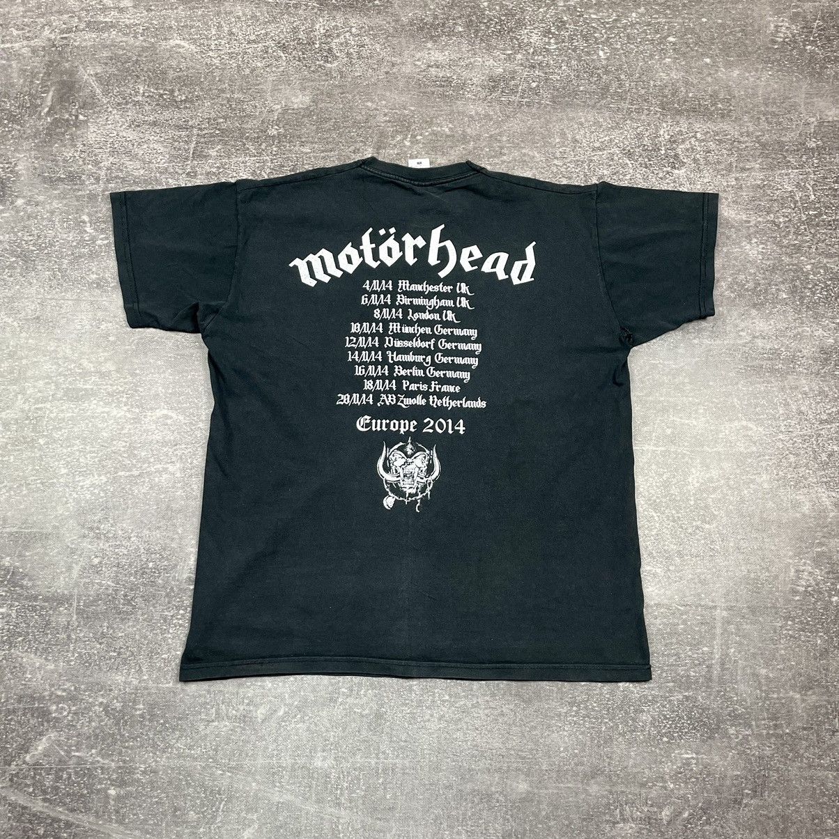 Band Tees Motörhead 2014 Tour Distressed Cotton T Shirt Size US L / EU 52-54 / 3 - 13 Thumbnail