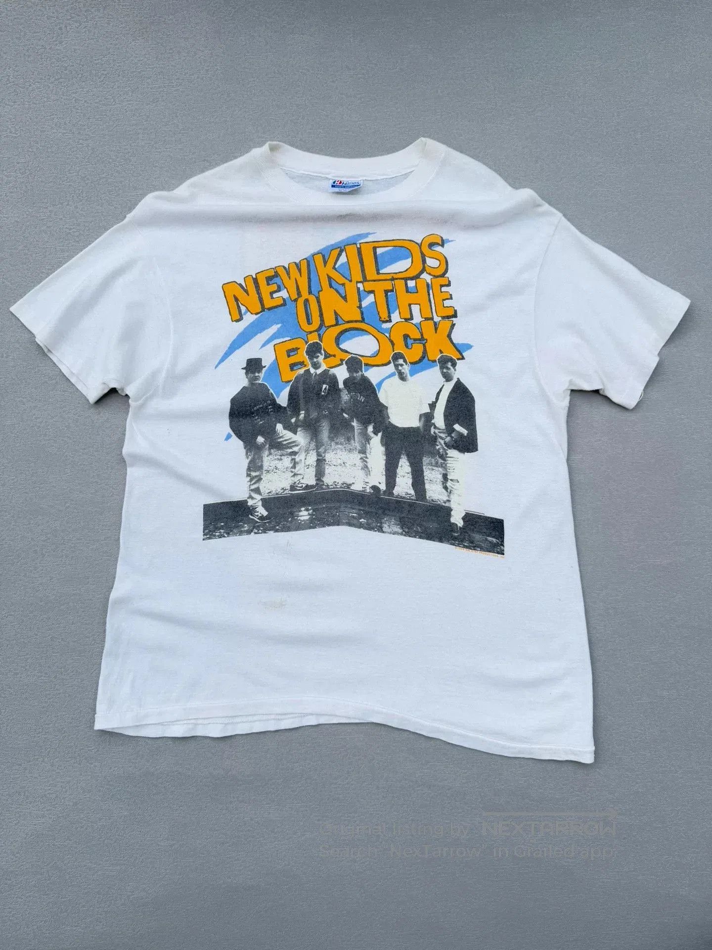Vintage Vintage 80s New Kids on the Block Band Tee. Size US XL / EU 56 / 4 - 1 Thumbnail