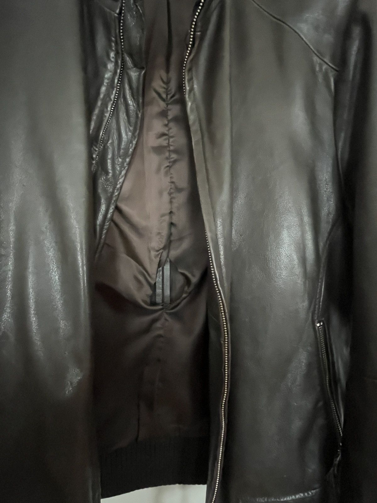 Vintage Brown Leather Racer Size US L / EU 52-54 / 3 - 3 Thumbnail
