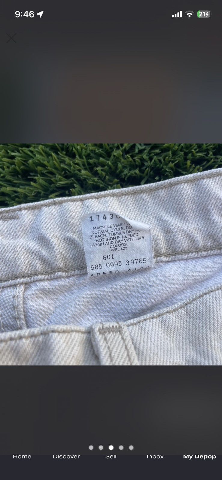 Levi's Vintage Clothing 90s Levis 550 Orange Tab Size US 33 - 5 Thumbnail
