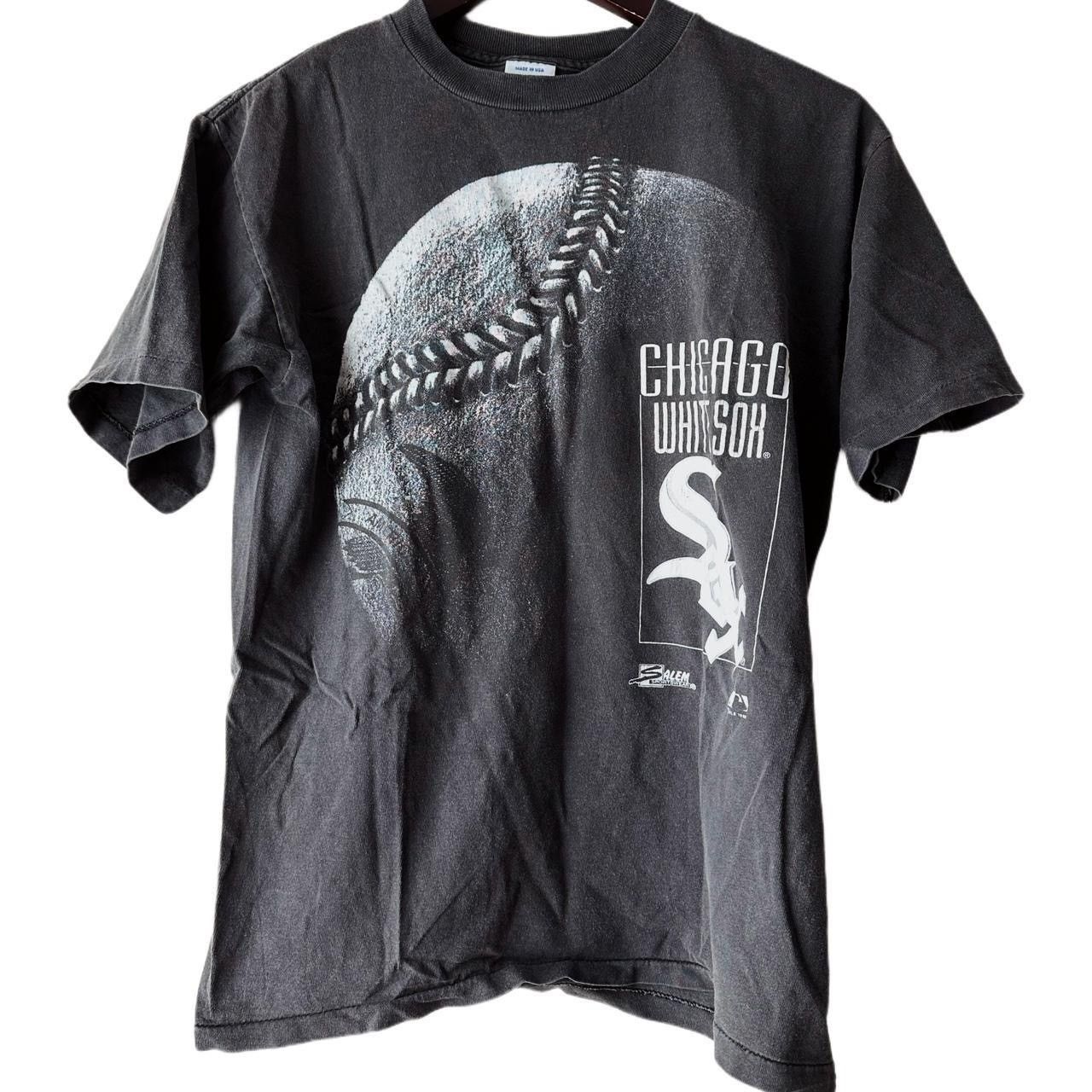 Salem Sportswear Vintage 90s 1992 Salem Chicago White Sox Baseball Tee Single Size US M / EU 48-50 / 2 - 2 Thumbnail