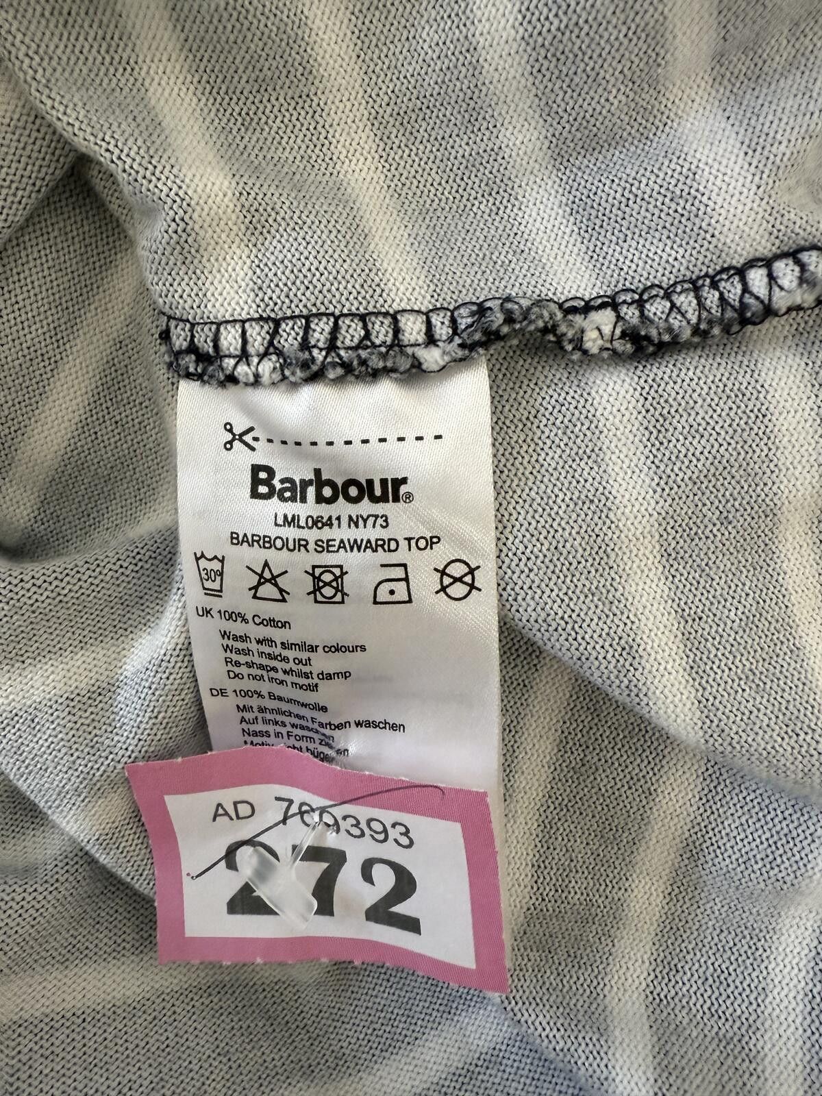 Other Barbour white and black top for women’s in size 14 Size L / US 10 / IT 46 - 2 Thumbnail