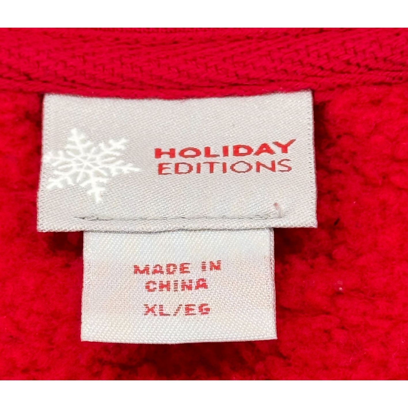 Other Holiday Editions Sweatshirt Women XL Red Christmas Trees Emb Size XL / US 12-14 / IT 48-50 - 3 Thumbnail