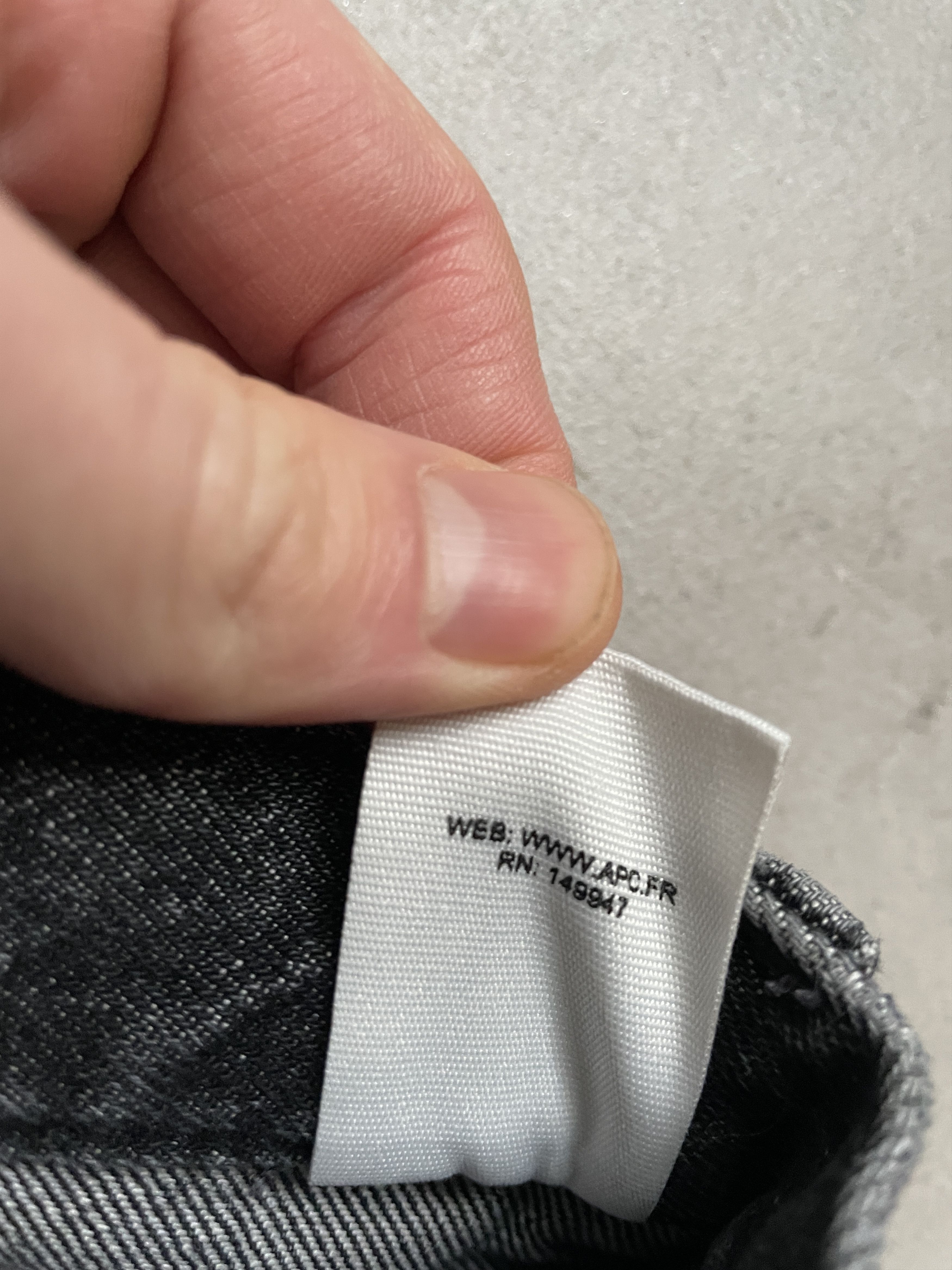 A.P.C. × Japanese Brand A.P.C APC JEAN FAIRFAX BLACK GREY STRAIGHT DENIM JEANS Size US 32 / EU 48 - 6 Thumbnail