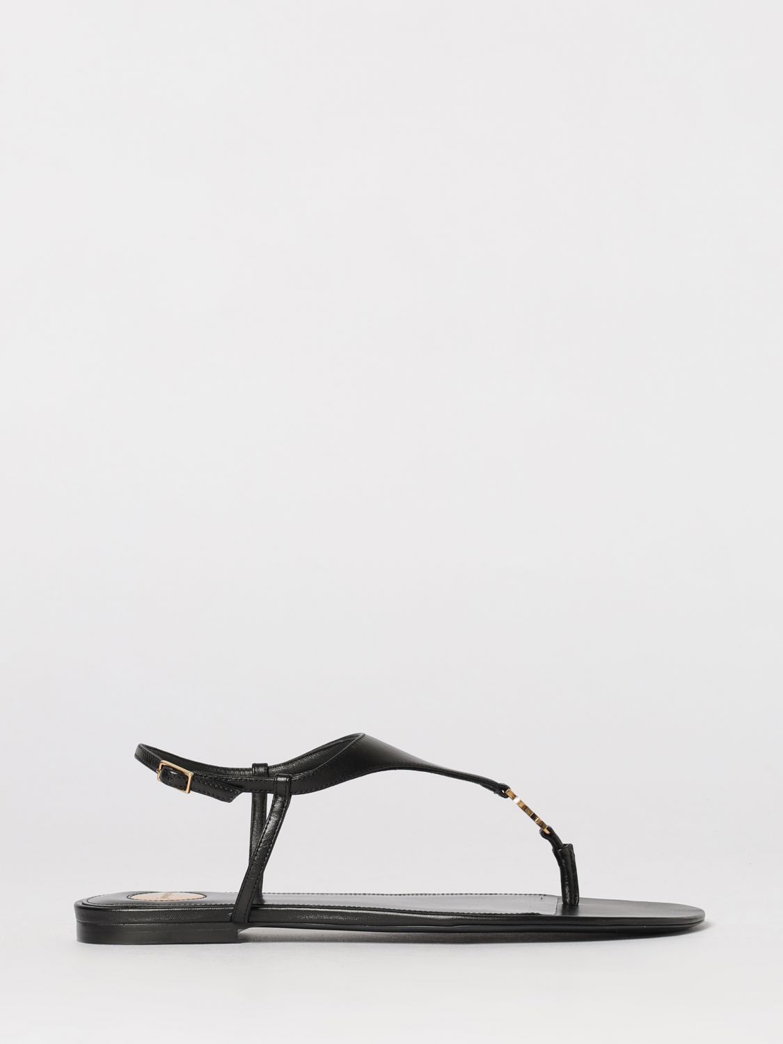 Saint Laurent Paris Saint Laurent Heeled Sandal Woman Black Size US 9 / IT 39 - 1 Thumbnail