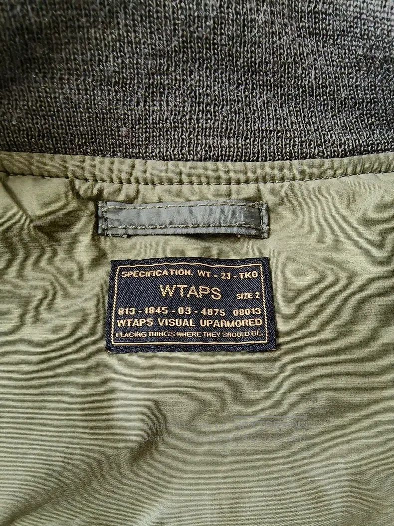 Wtaps Wtaps Military Green Flight Jacket Size US M / EU 48-50 / 2 - 6 Thumbnail