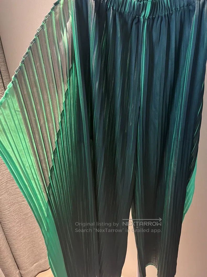 Issey Miyake Issey Miyake size:1 Green Kelp-style Trousers Size 24" / US 00 / IT 34 - 2 Thumbnail