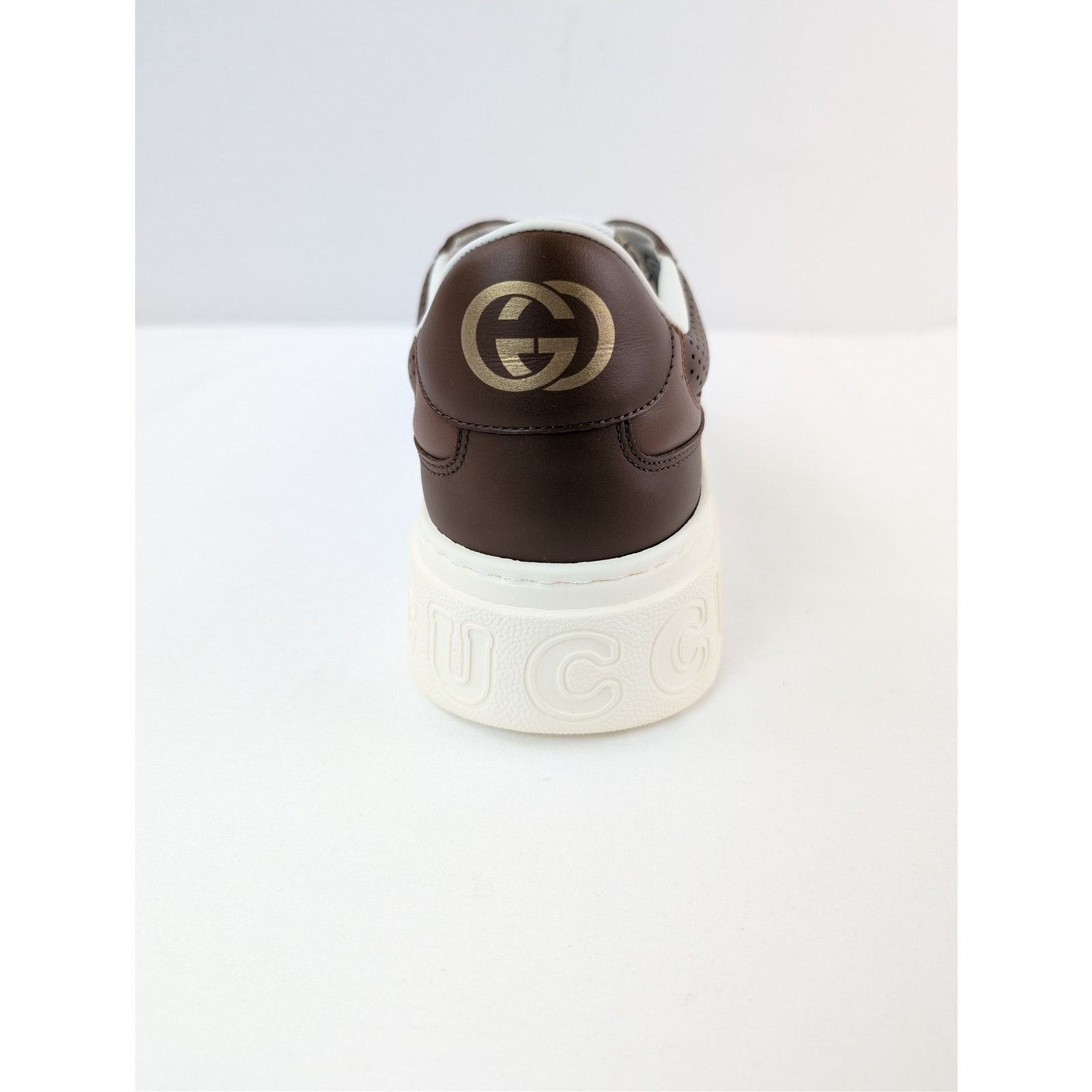 Gucci o1rshd1 GG Supreme leather-trimmed chunky sneakers in Brown Size US 12.5 / EU 45-46 - 16 Thumbnail