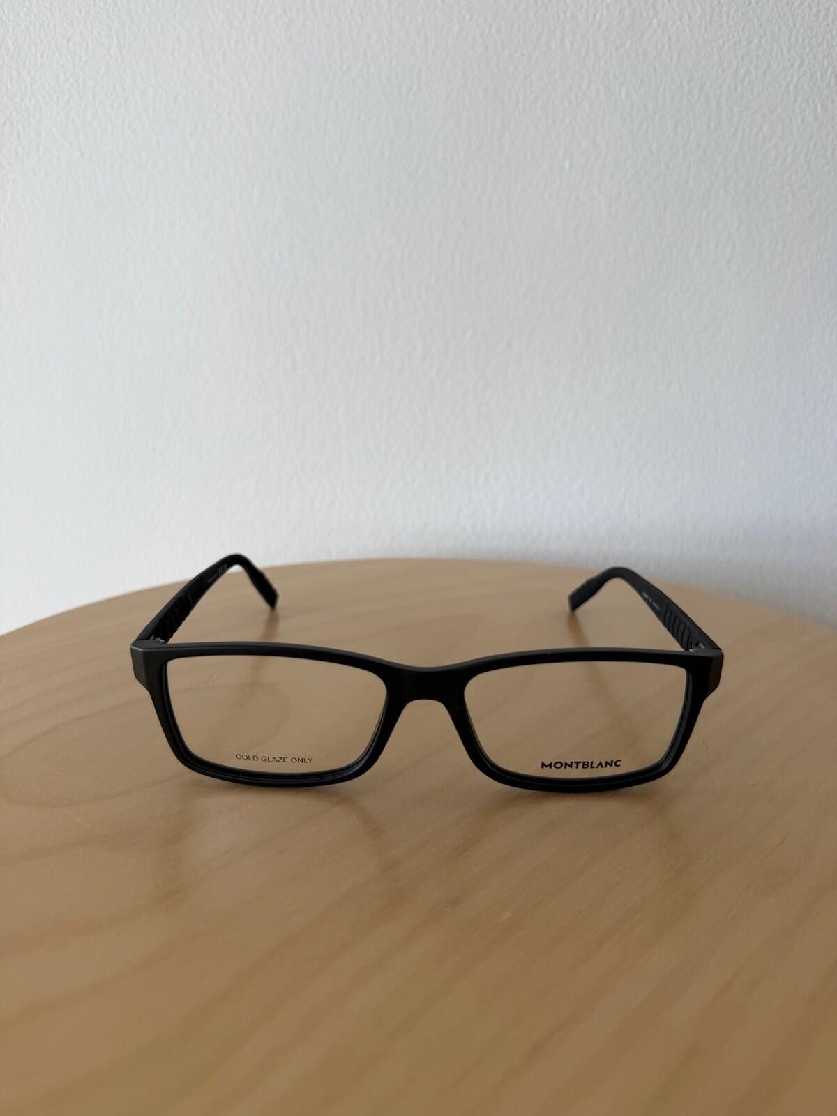 Montblanc New montblanc optical glasses frames eyeglasses MB0066O 001 Size ONE SIZE - 2 Thumbnail