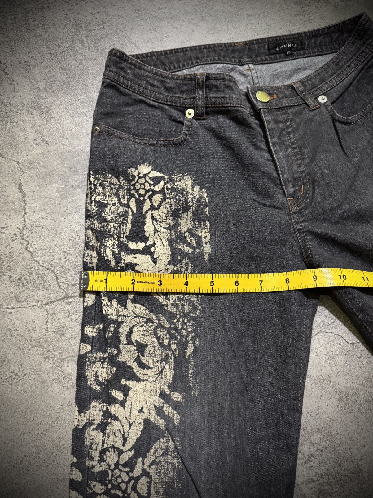Tornado Mart Y2k Lounie tribal ifsixwasnine poem style bootcut jeans Size US 28 / EU 44 - 13 Thumbnail