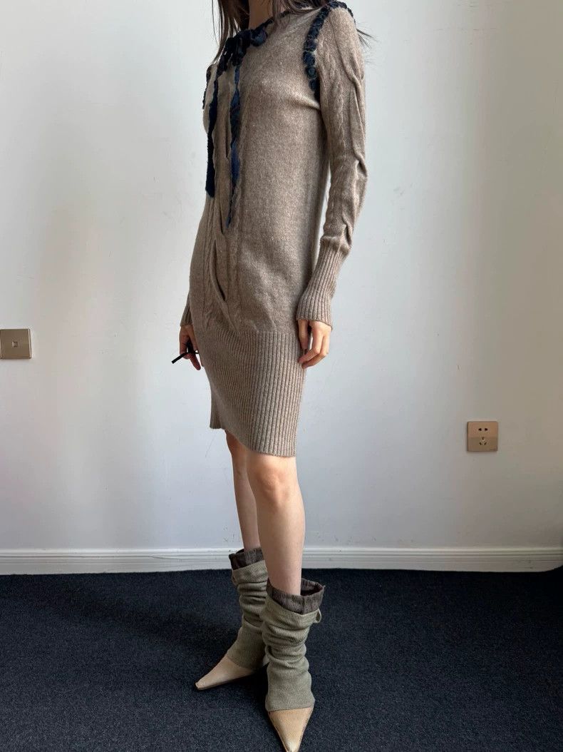 Vivienne Westwood Vivienne Westwood size2 Kaki knitted dress Size S / US 4 / IT 40 - 6 Thumbnail