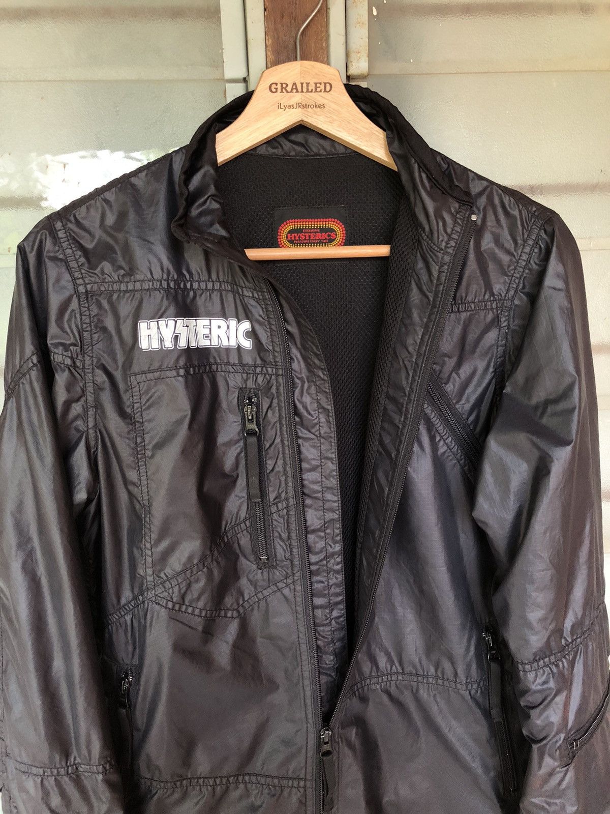 Hysteric Glamour Vintage Hysteric Glamour Nylon Khaki Jacket Rare Size US S / EU 44-46 / 1 - 9 Thumbnail